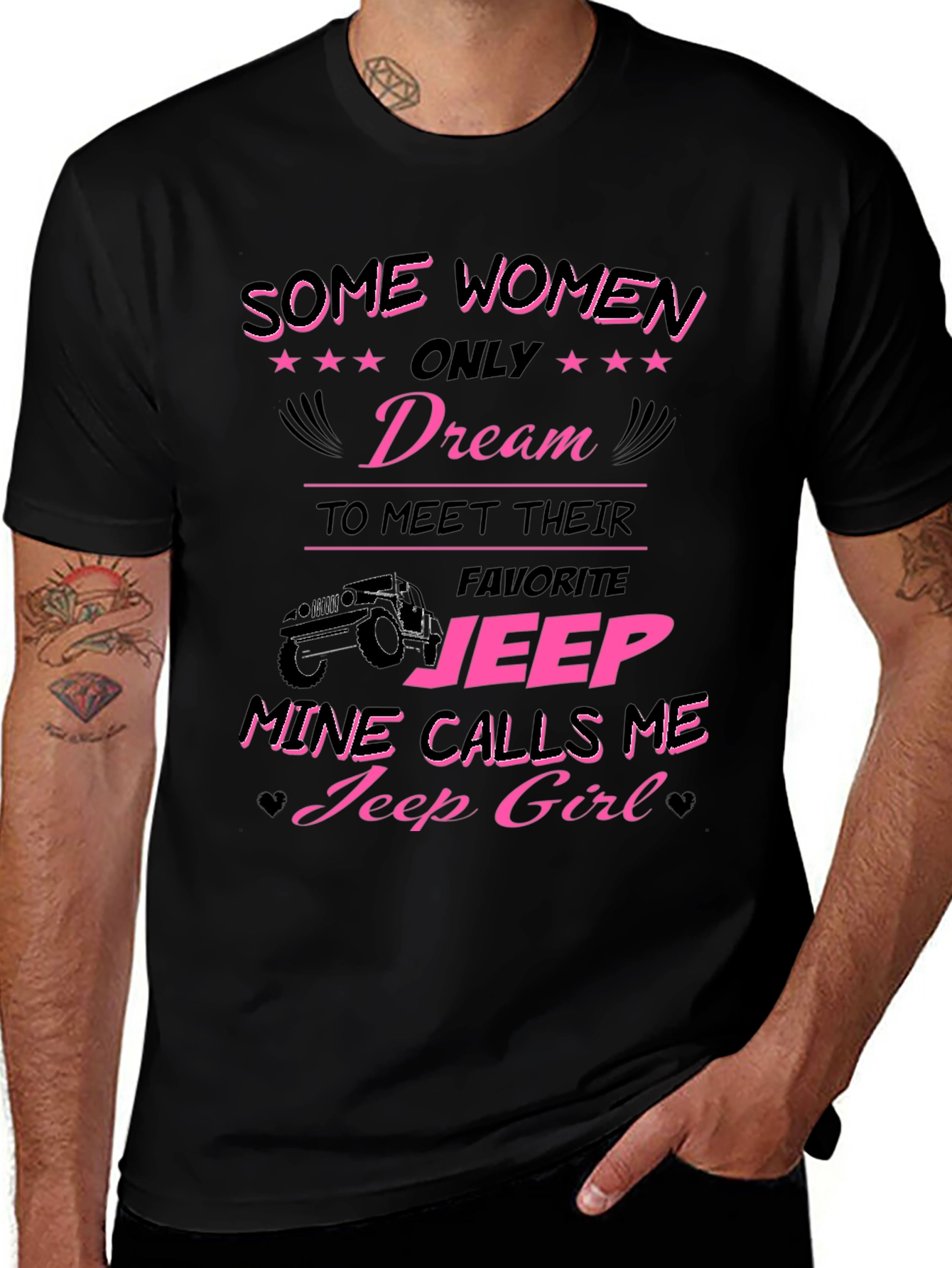 Variant 20 of Jeep Girl Graphic Tee - For Women