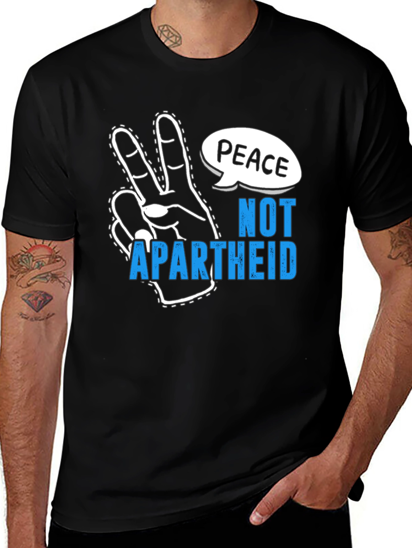 Variant 2 of Peace Not Apartheid T-Shirt