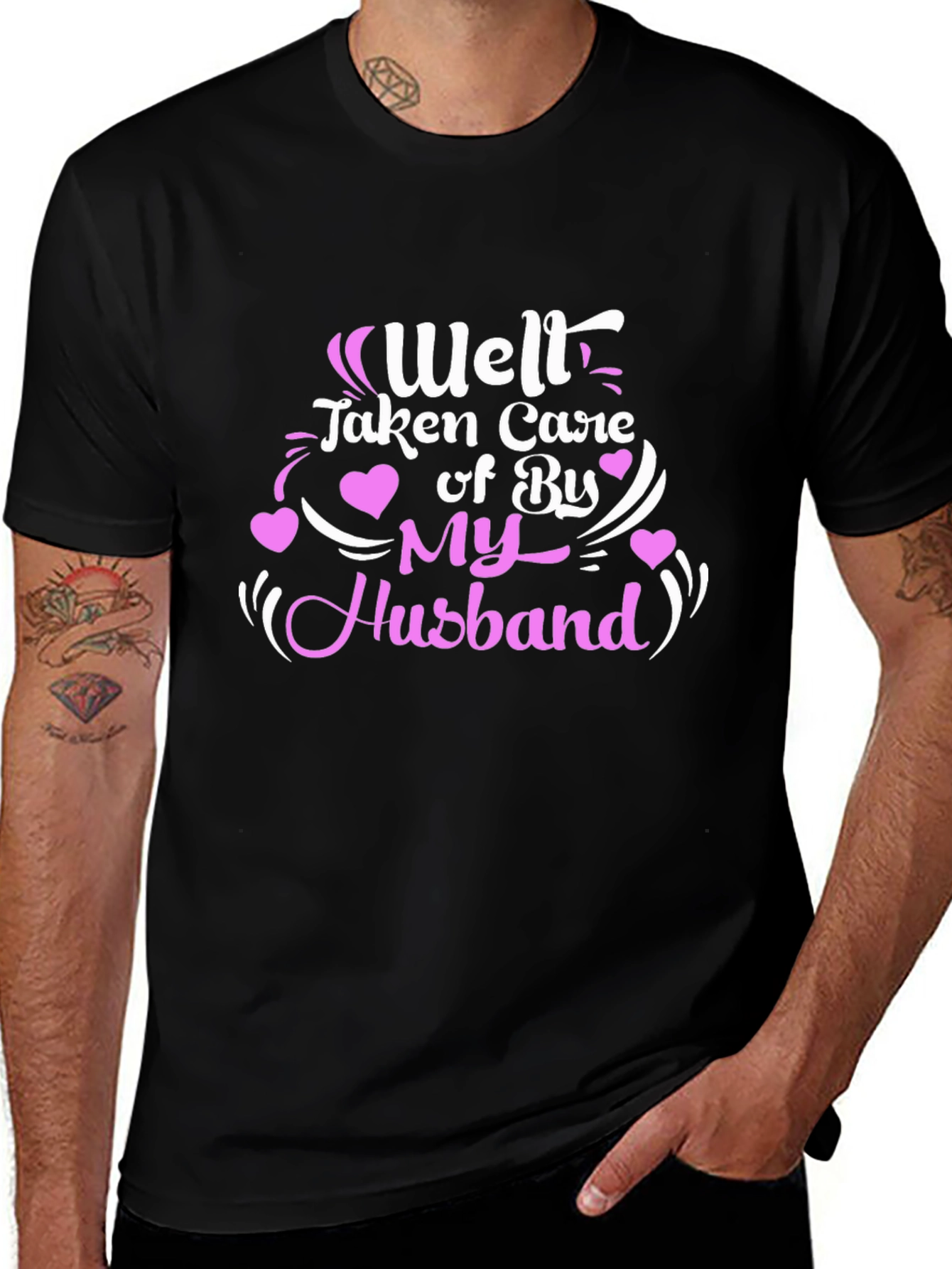 Variant 3 of Well Taken Care Of By My Husband Graphic Tee