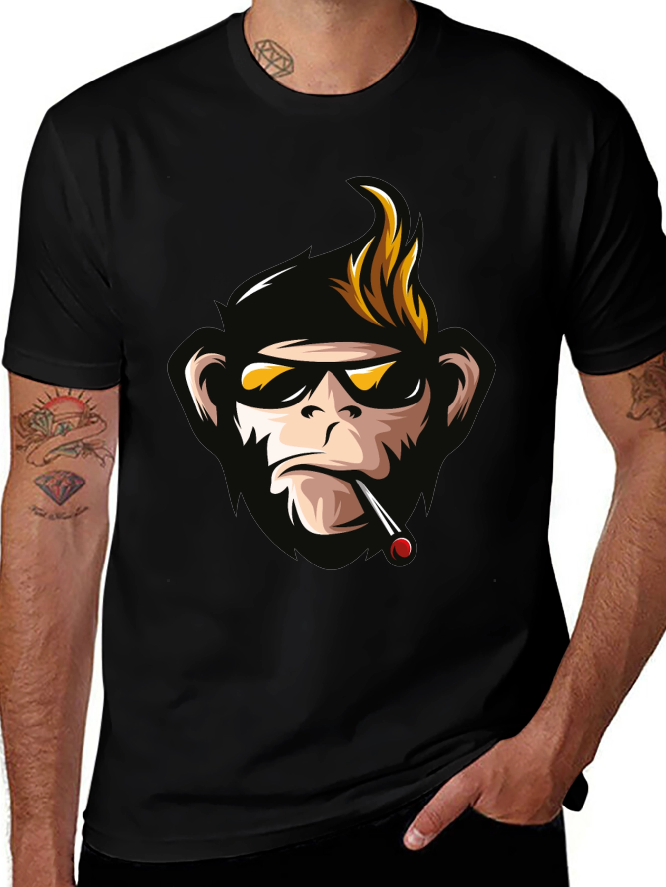 Variant 24 of Cool Monkey T-Shirt - Graphic Tee