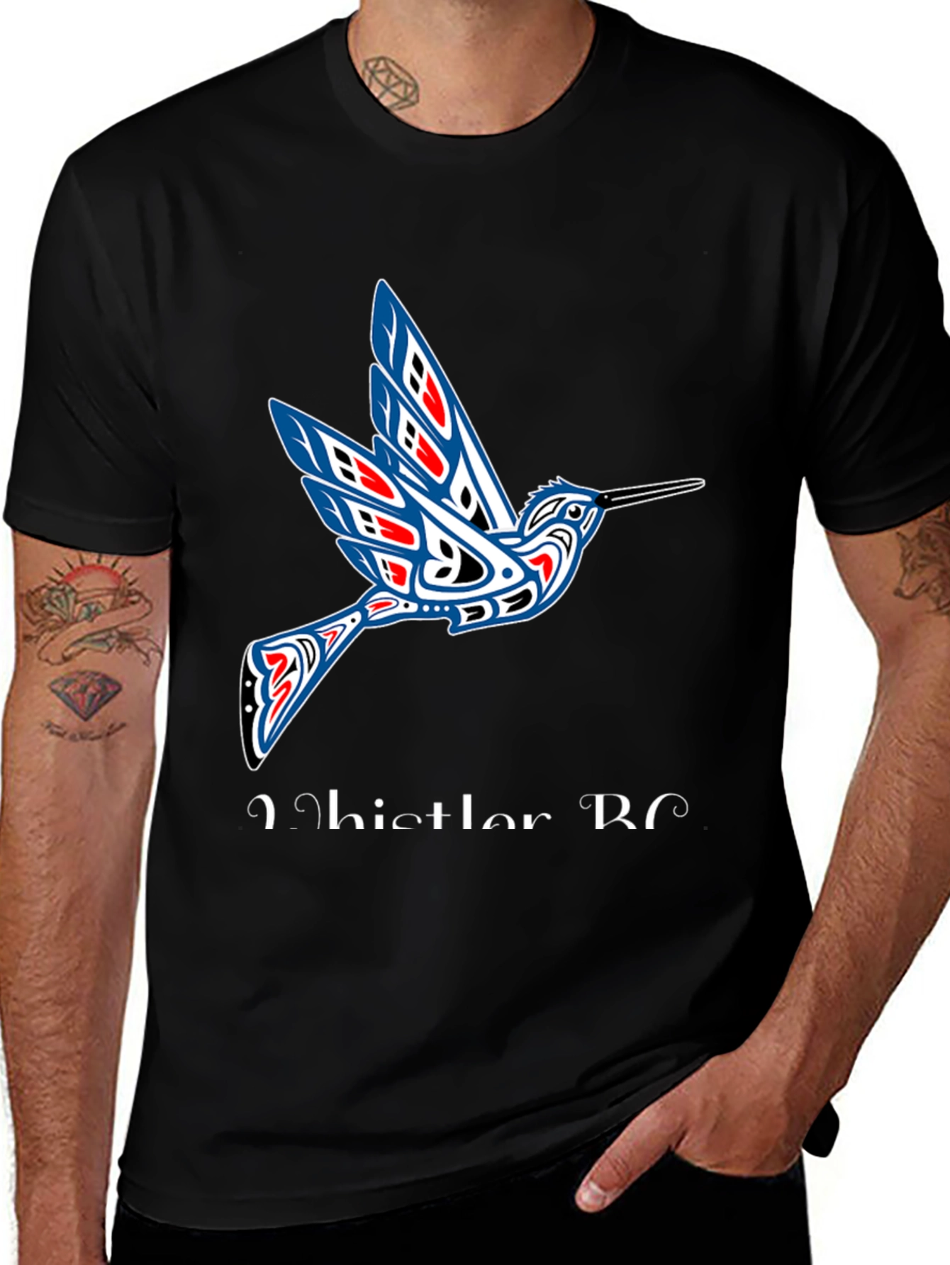 Variant 7 of Whistler BC Hummingbird Graphic T-Shirt