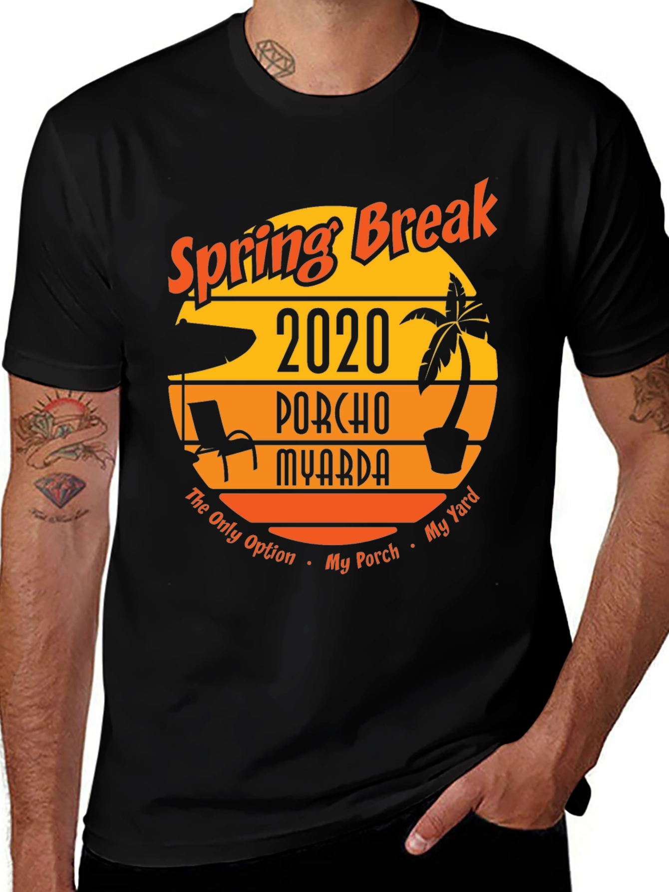 Variant 26 of Spring Break 2020 Porcho Myarda T-Shirt
