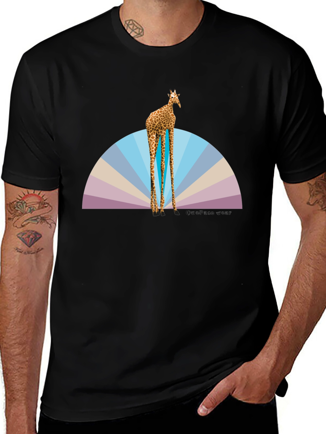 Variant 27 of Giraffe Graphic Tee - Unique Animal Print Shirt
