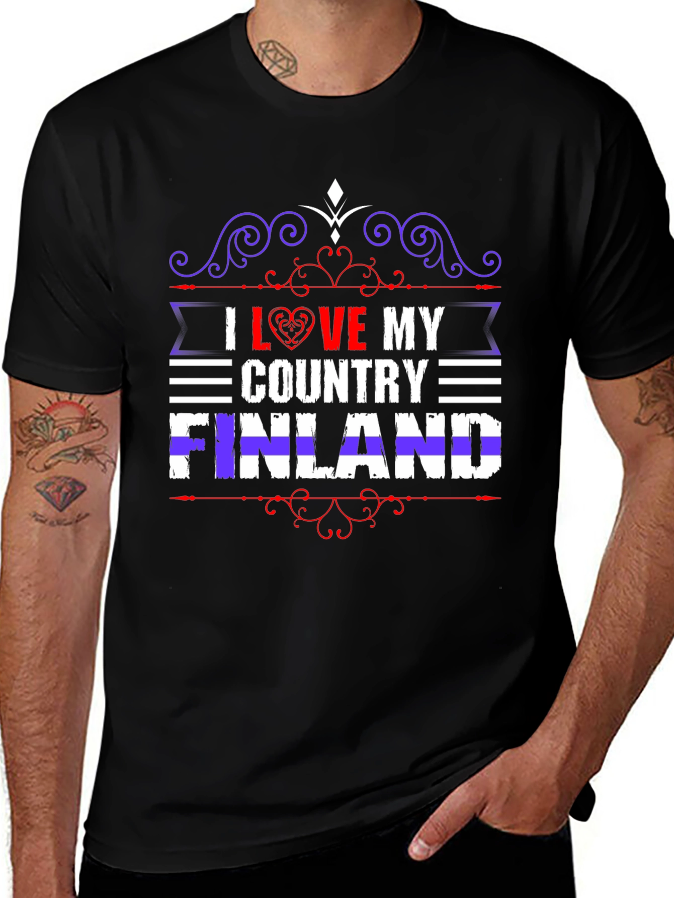 Finland Pride T-Shirt - I Love My Country Tee