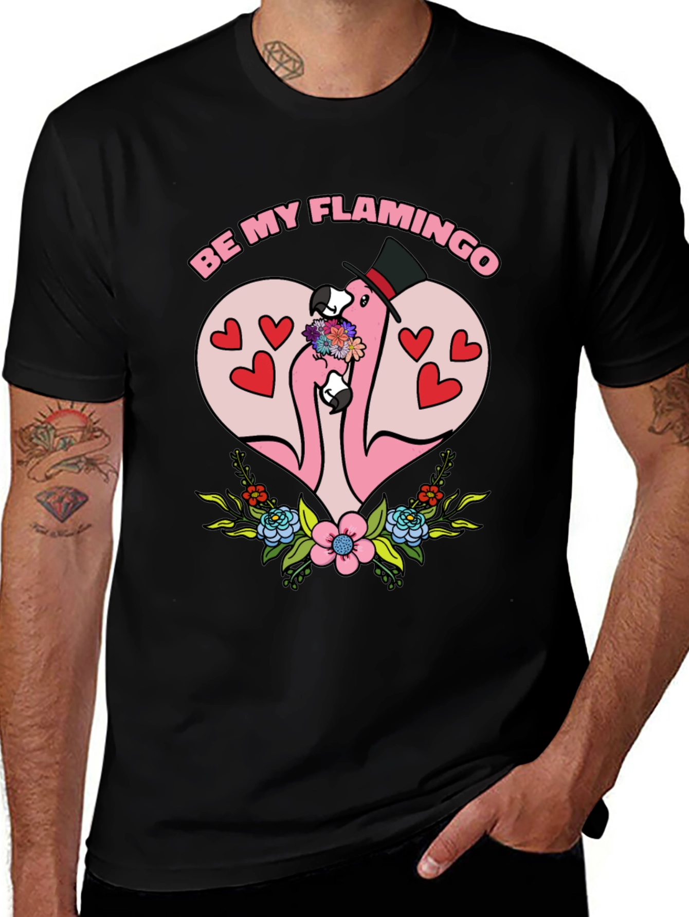 Variant 23 of Be My Flamingo Graphic T-Shirt