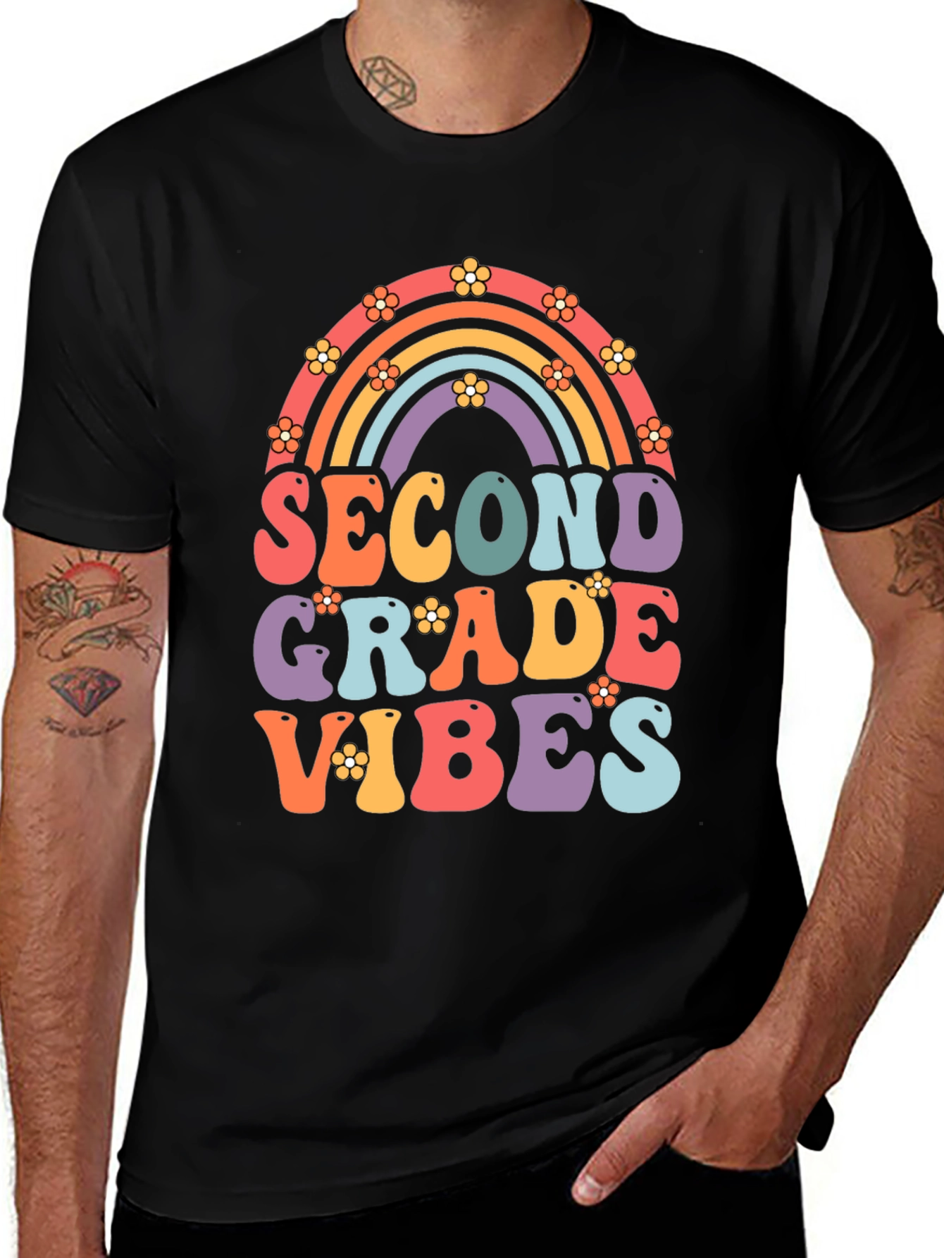Variant 11 of Second Grade Vibes Graphic T-Shirt