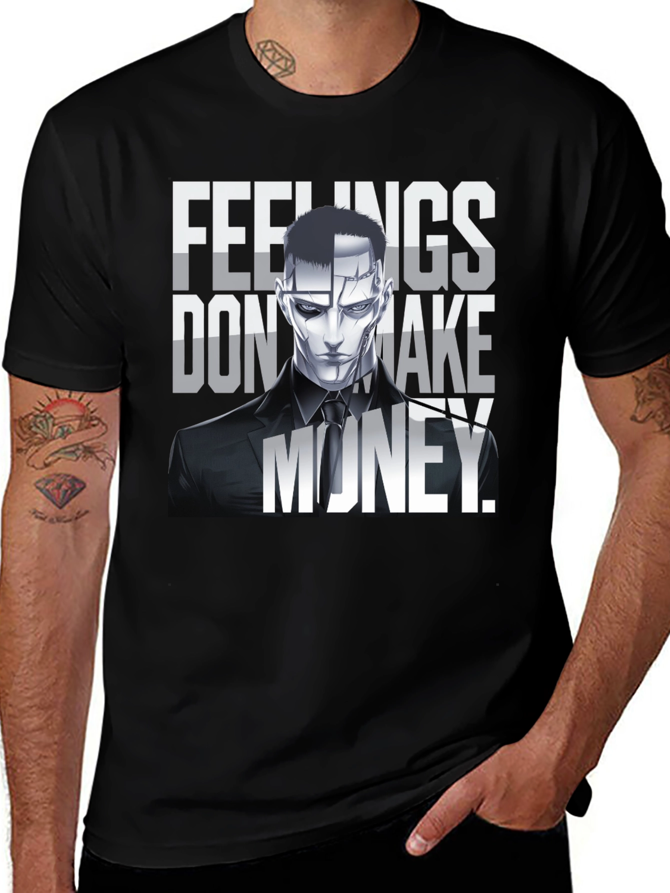 Variant 24 of Feelings Don't Make Money Graphic T-Shirt