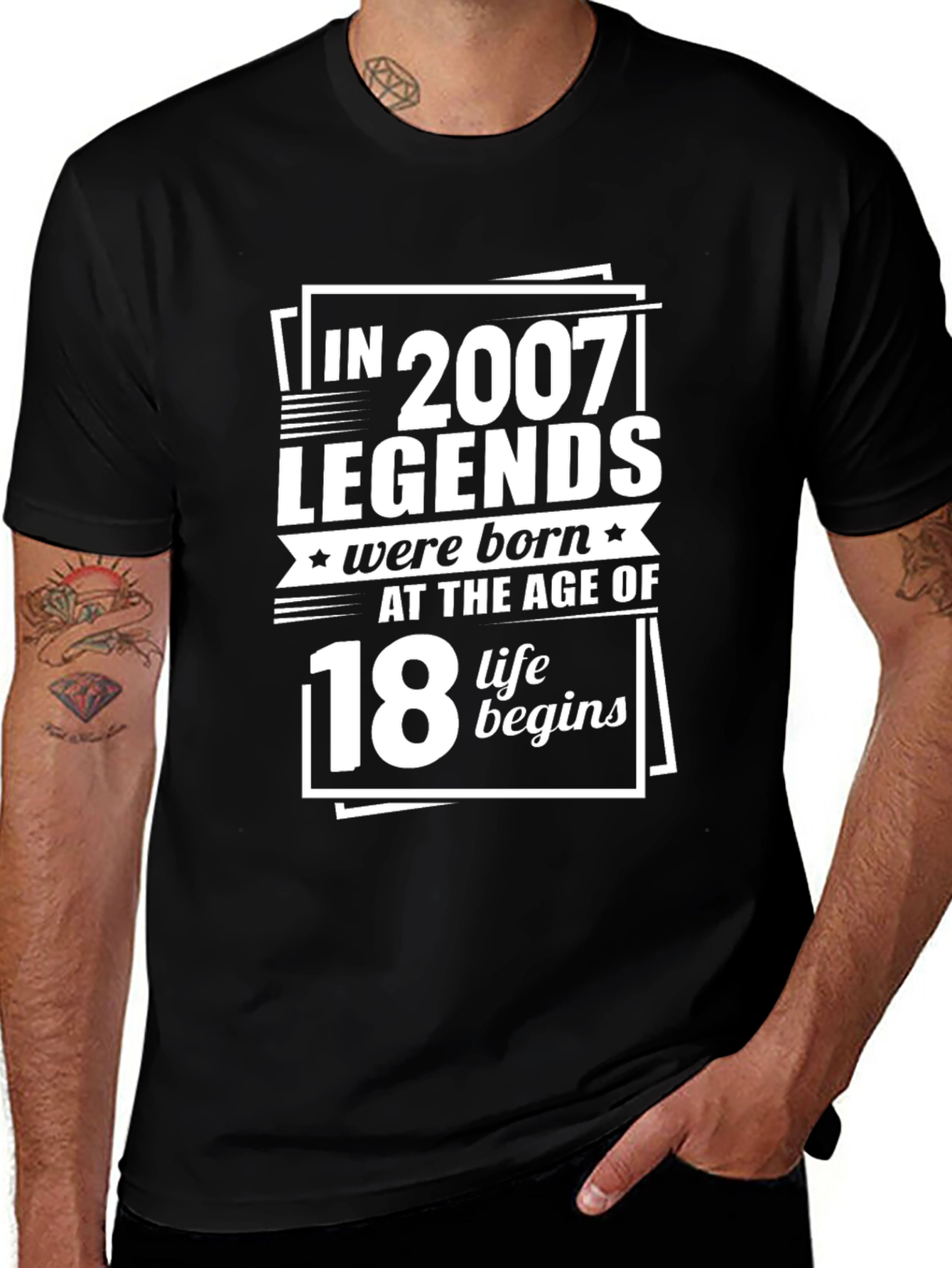 Variant 16 of Legends Born in 2007 T-Shirt