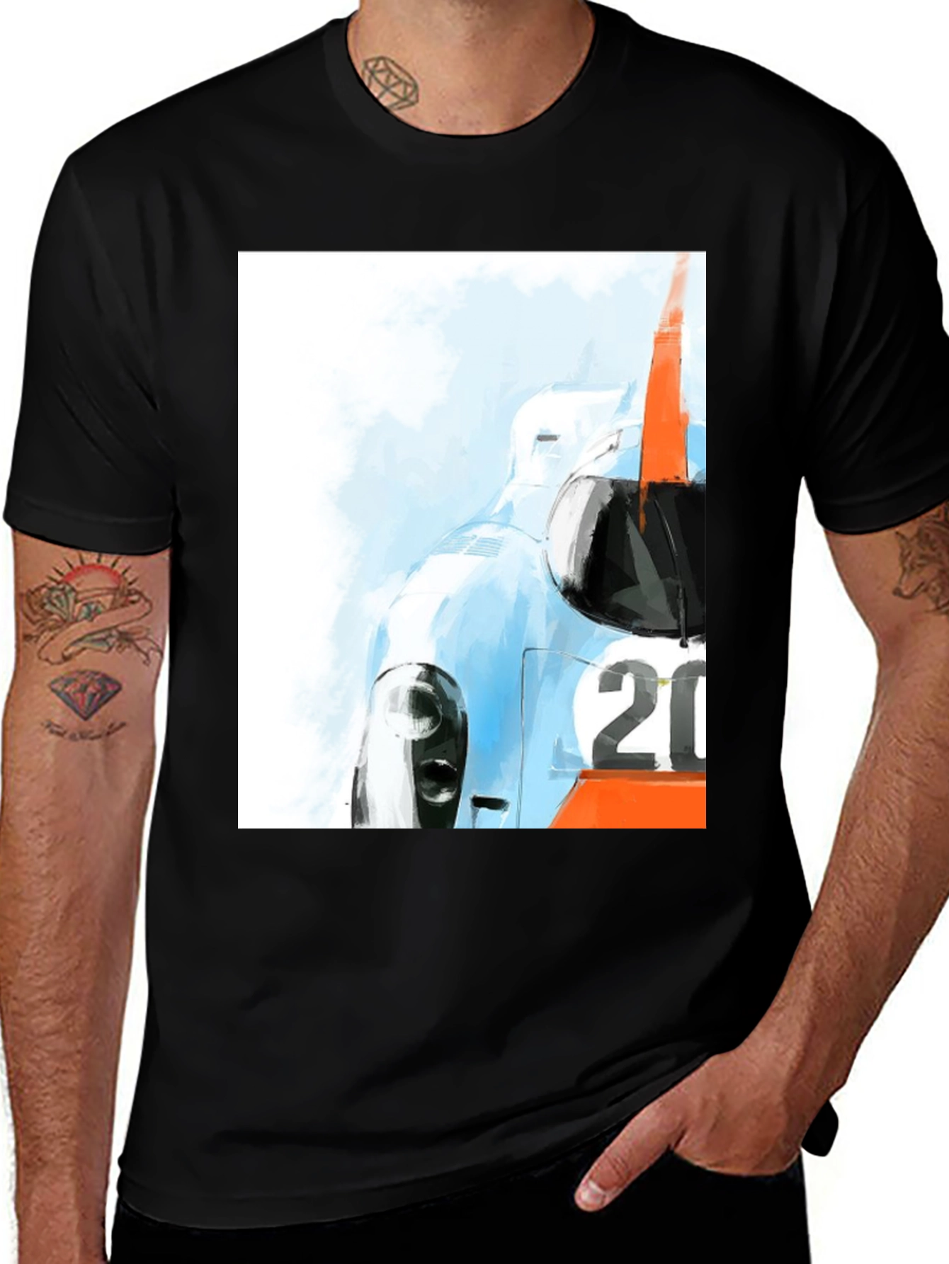 Gulf Racing 917 T-Shirt - Classic Motorsport Tee
