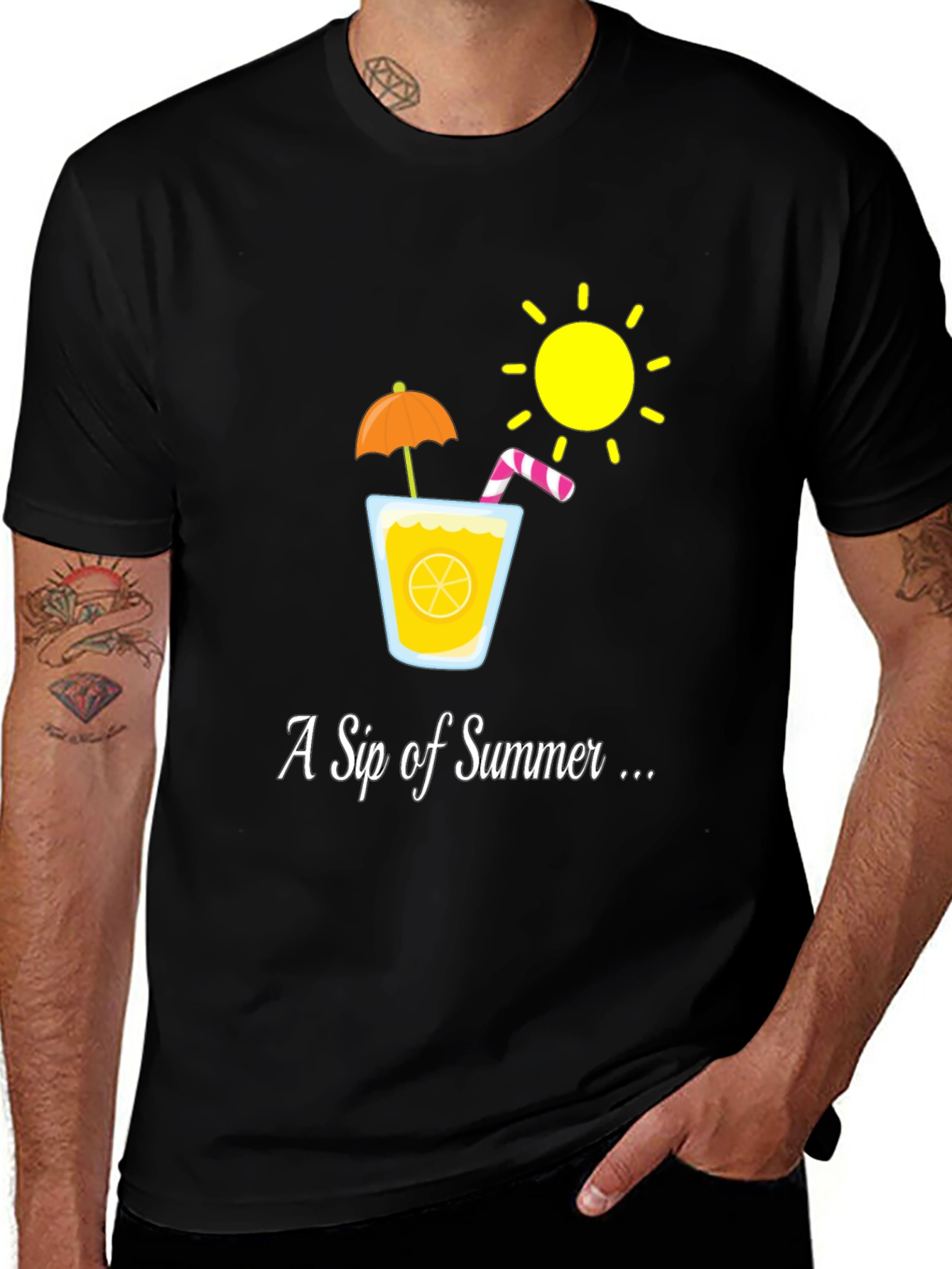 Variant 7 of Summer Sipping T-Shirt