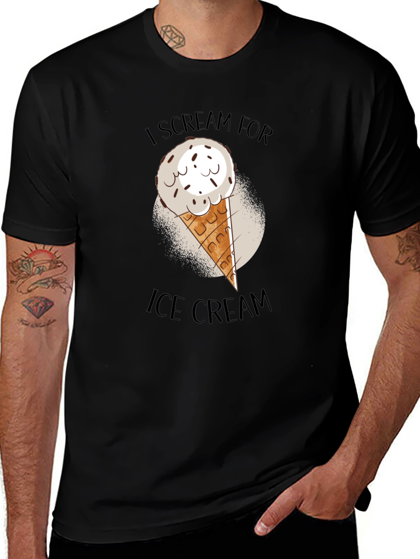 Variant 19 of I Scream For Ice Cream Graphic T-Shirt