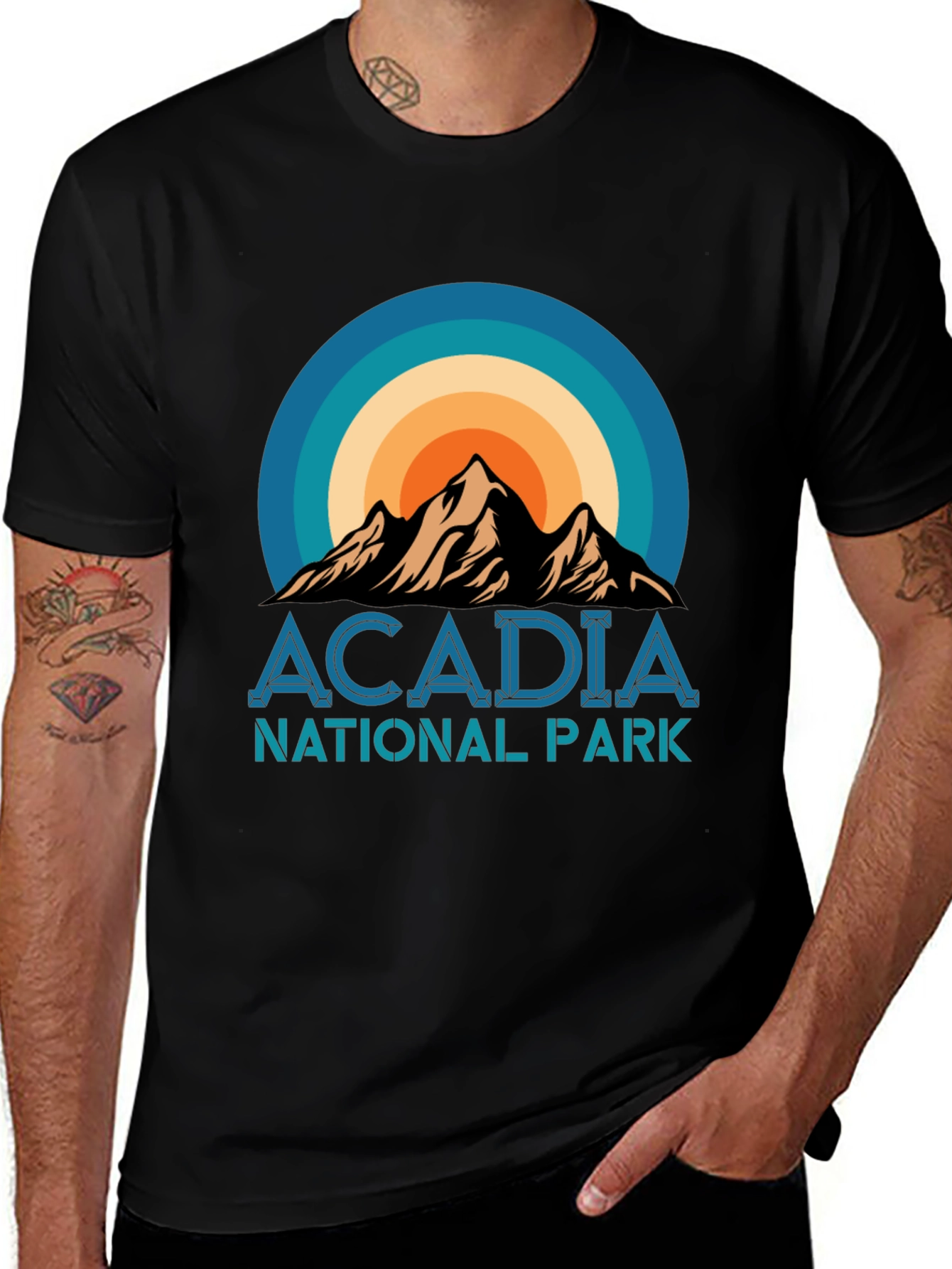 Acadia National Park Retro T-Shirt