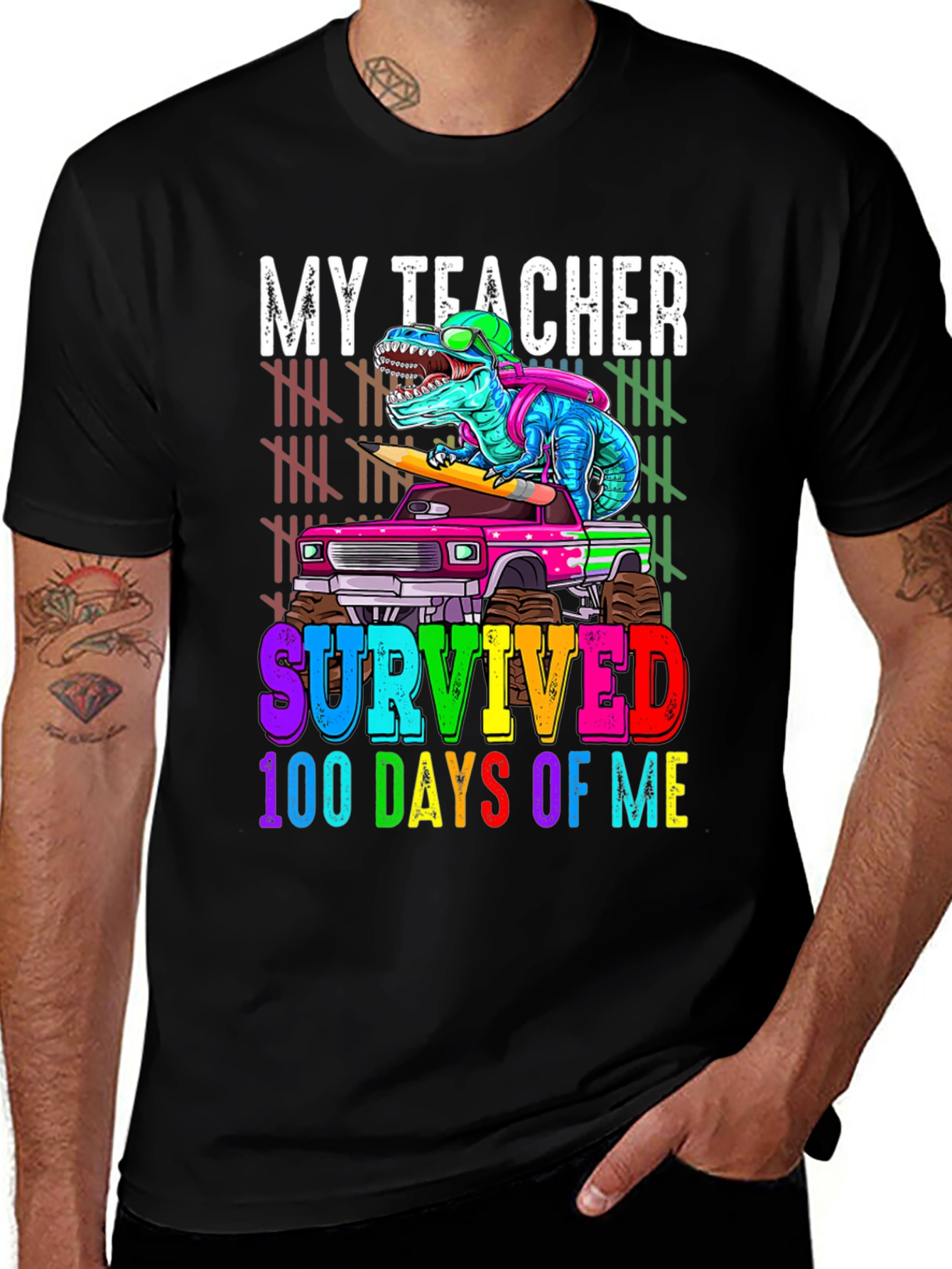 My Teacher Survived 100 Days Of Me T-Shirt