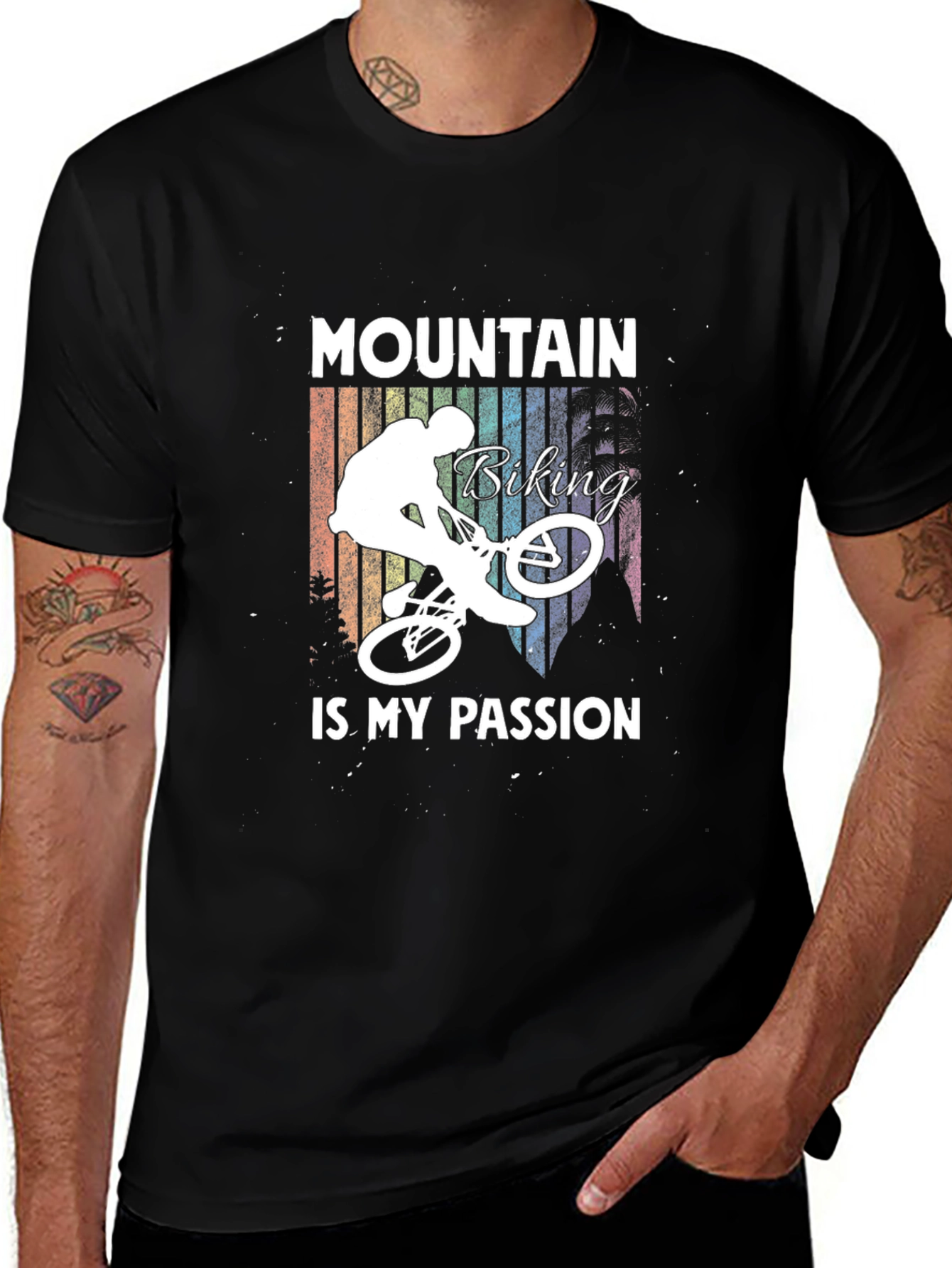Variant 29 of Mountain Biking Passion T-Shirt