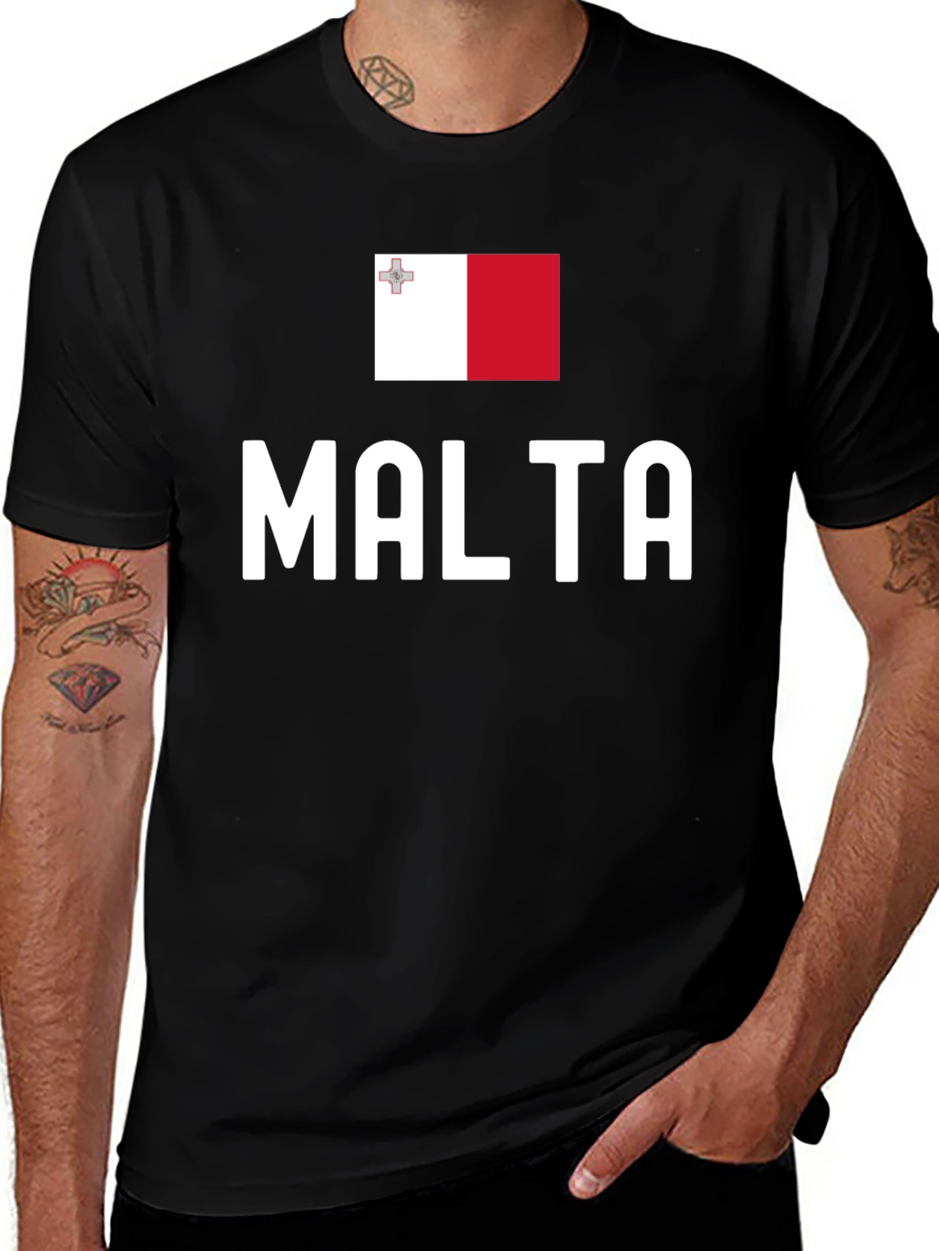 Malta Flag T-Shirt - Country Pride Tee