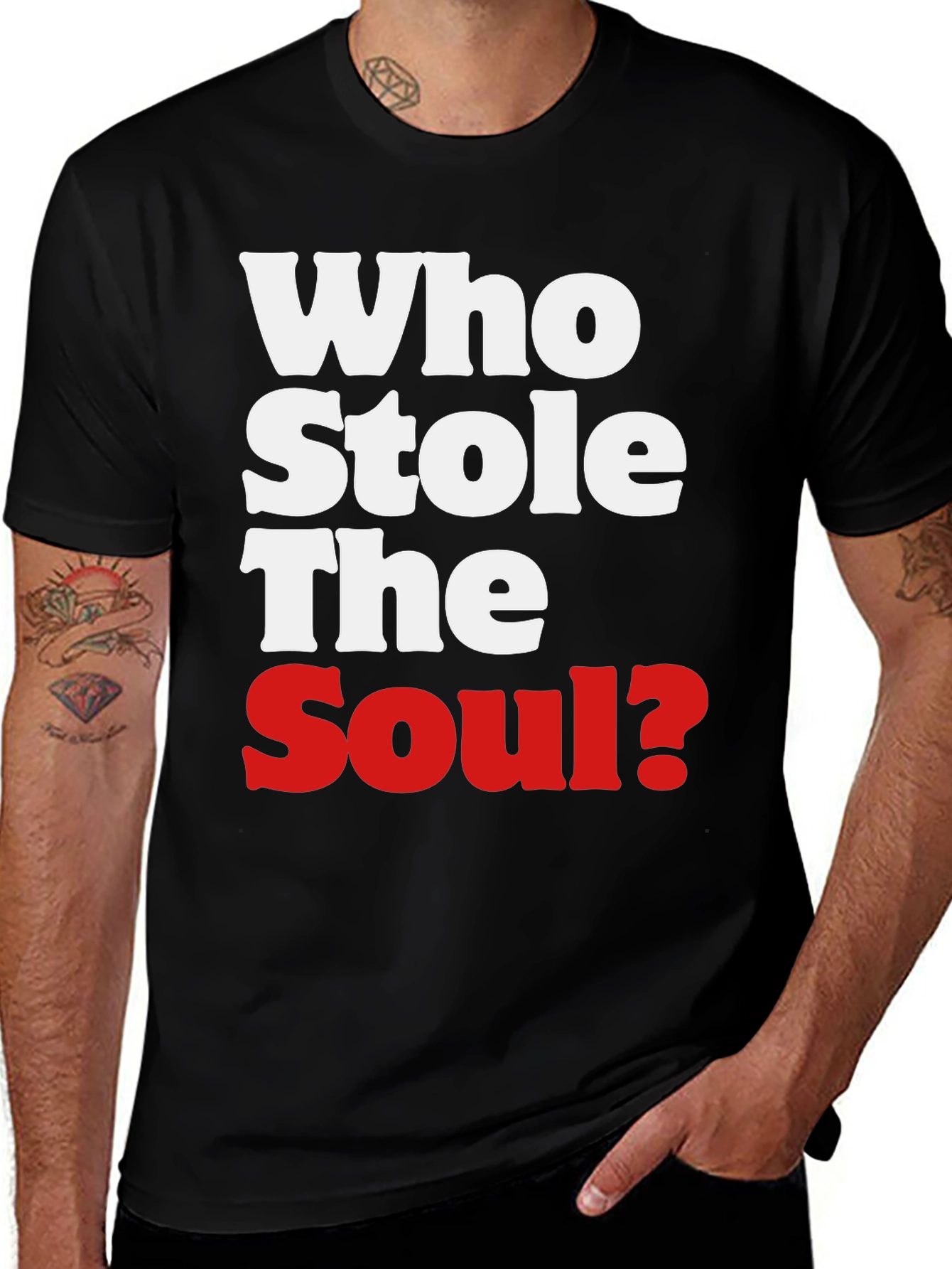Variant 12 of Who Stole The Soul T-Shirt - Black