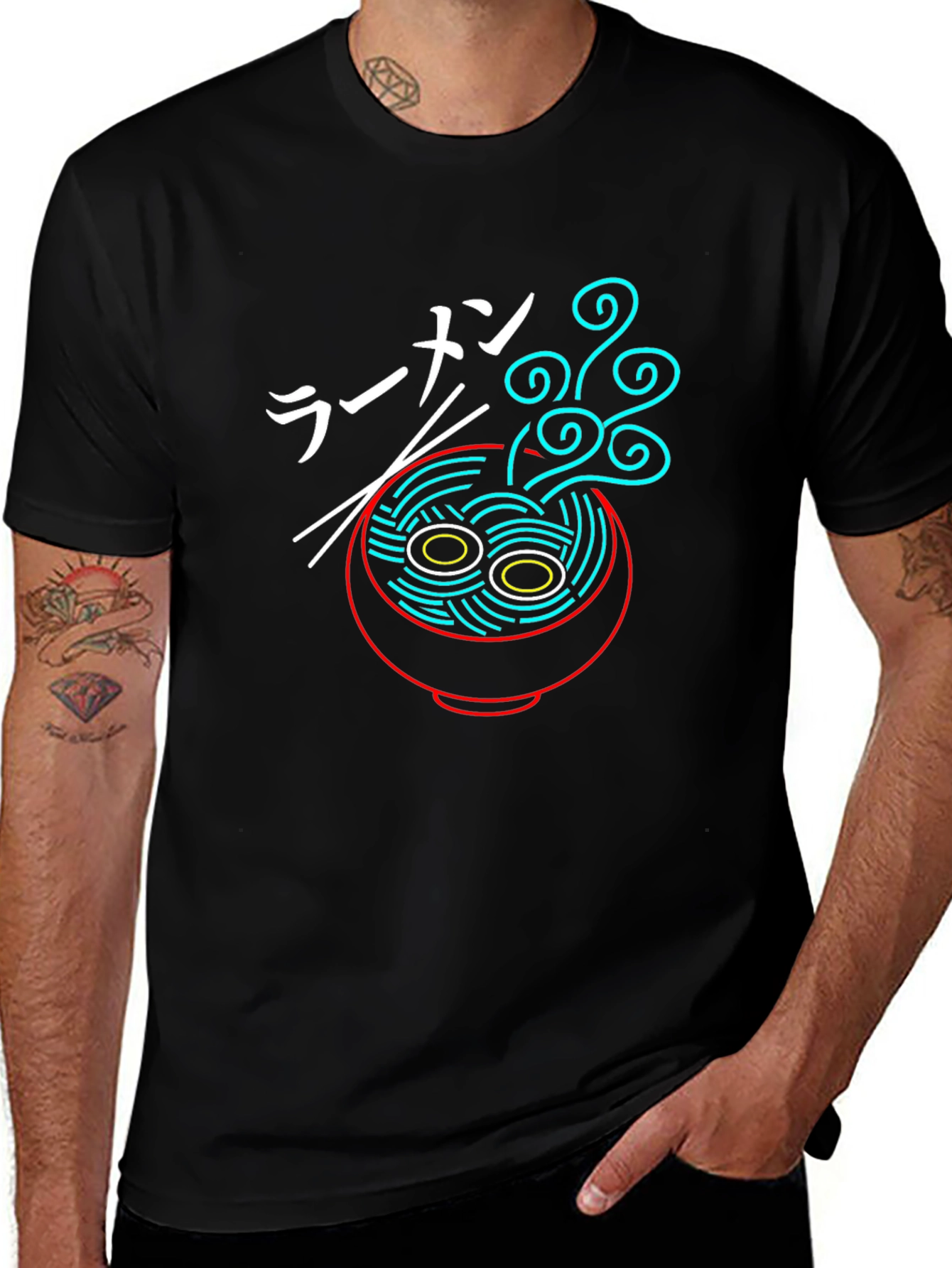 Variant 6 of Ramen Bowl Graphic Tee - Stylish & Unique!