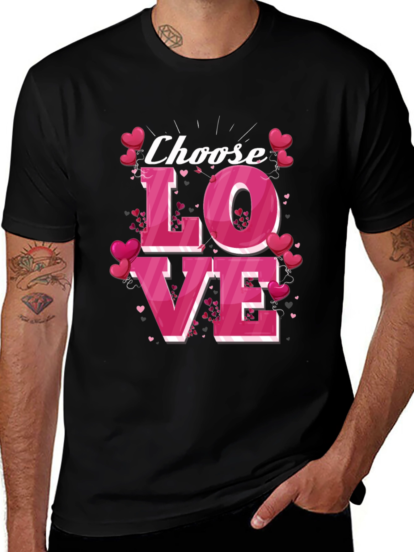 Choose Love Valentine's Day Tee