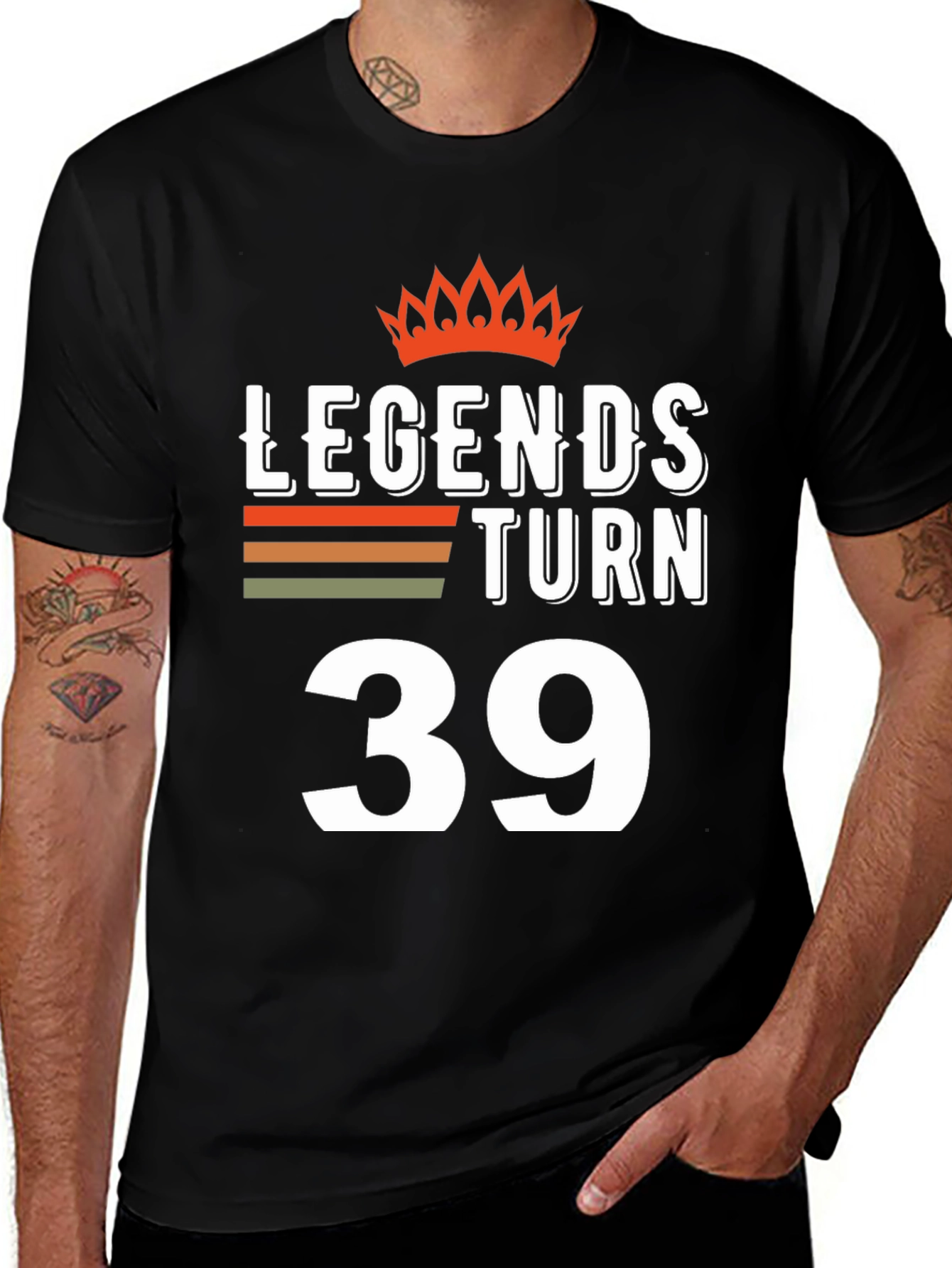 Variant 14 of Legends Turn 39 T-Shirt Funny Birthday Gift