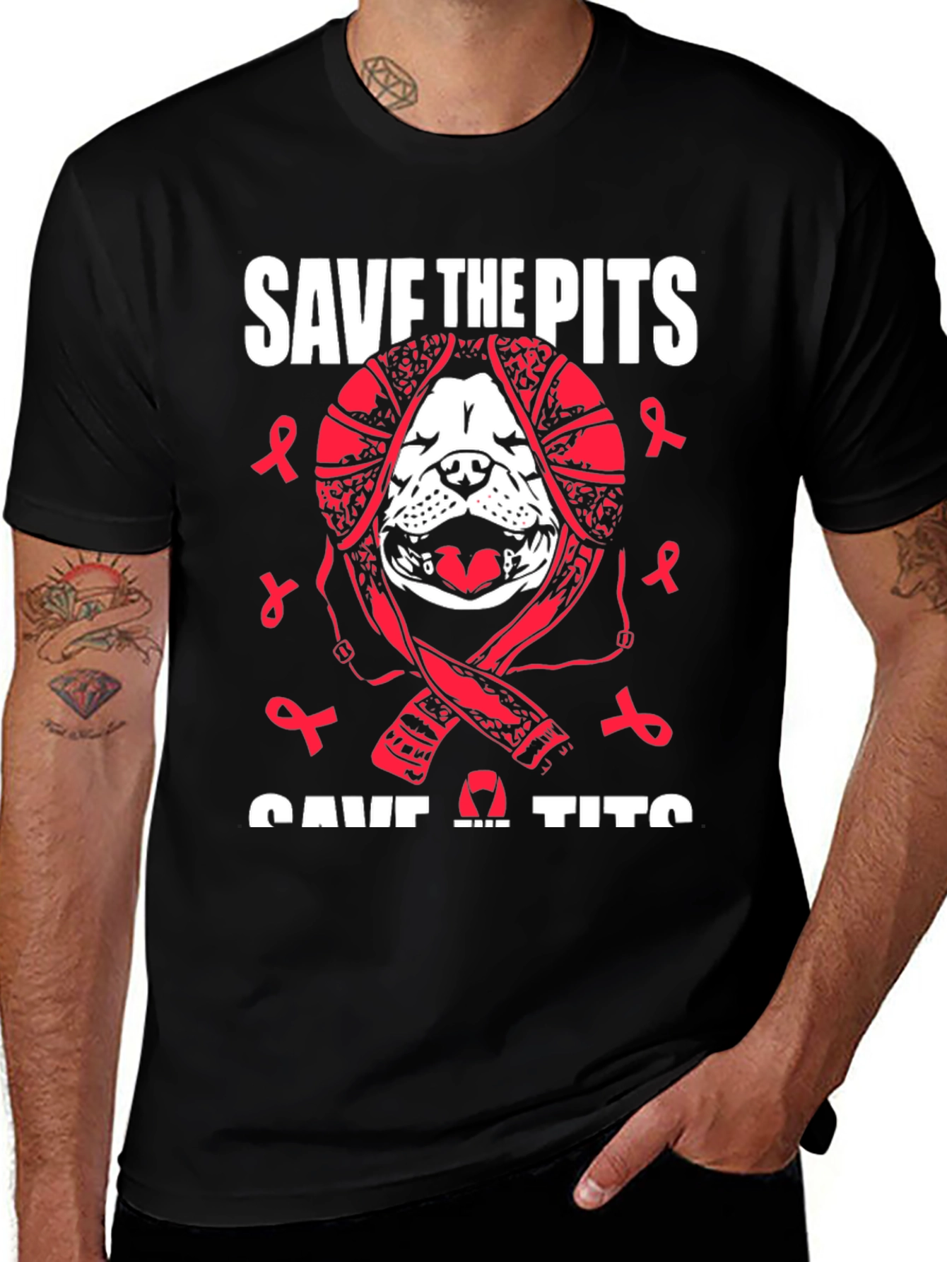 Variant 30 of Save the Pits T-Shirt Dog Lover Tee