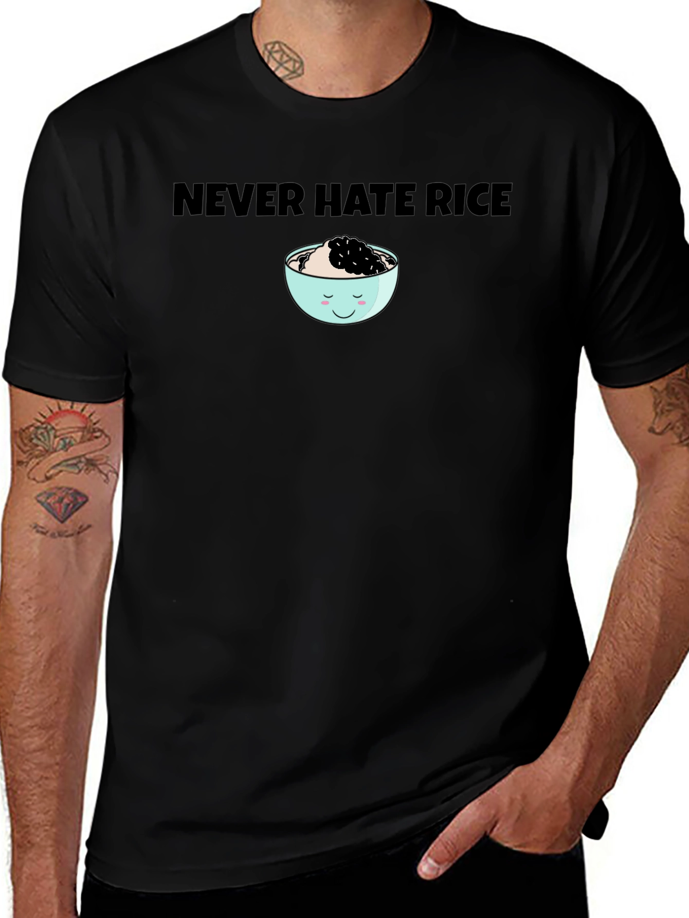 Variant 6 of Never Hate Rice Graphic Tee