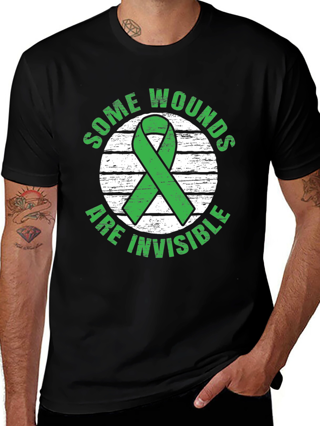 Some Wounds Invisible Awareness T-Shirt