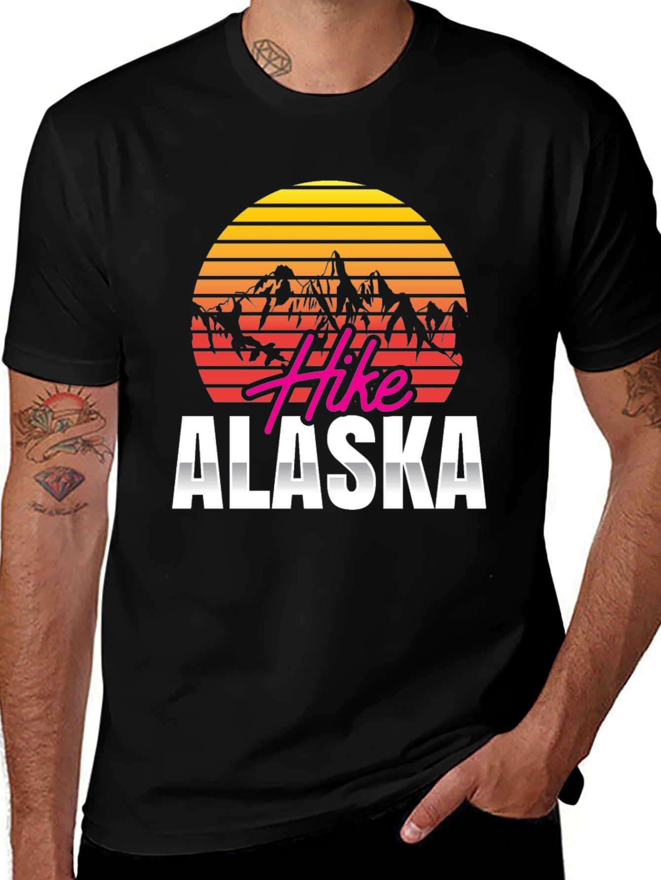 Hike Alaska Graphic Tee