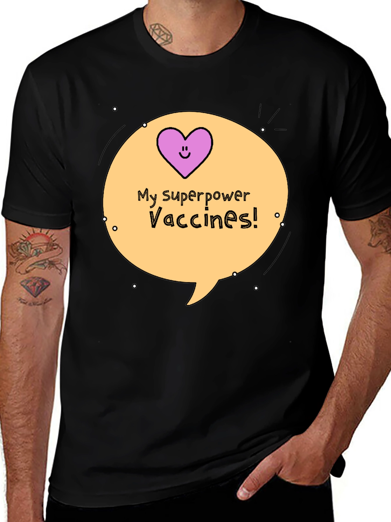Vaccines are my superpower T-shirt