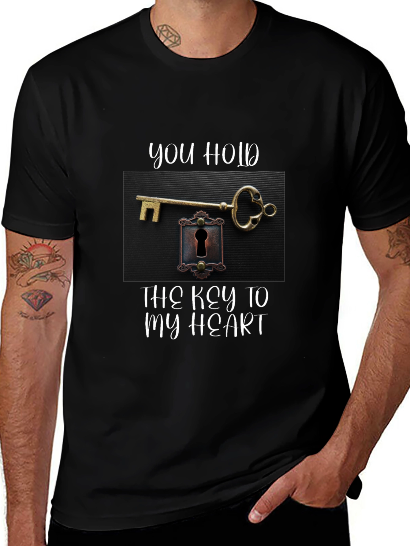 You Hold The Key T-Shirt - Heart Valentine's Day