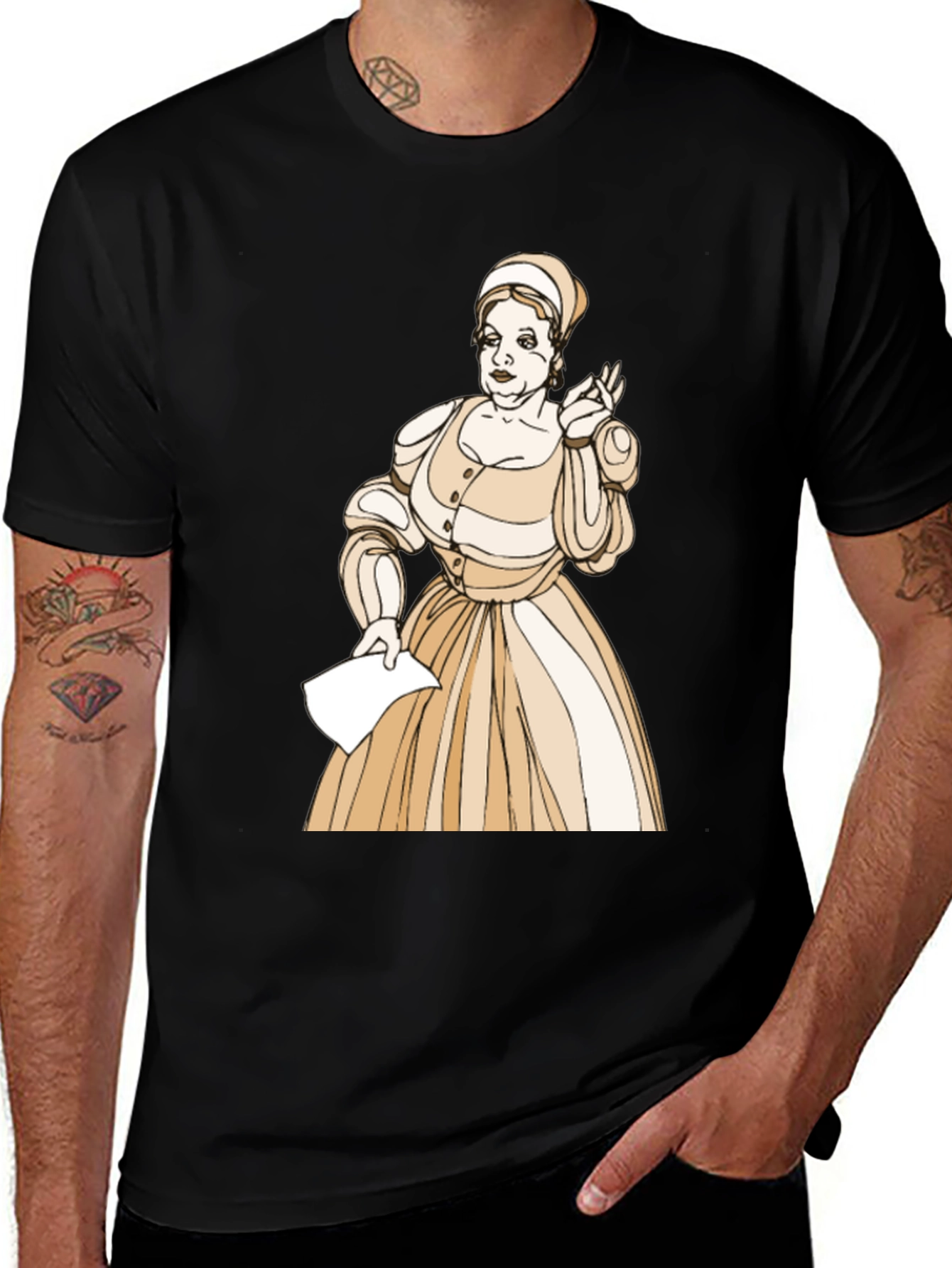 Variant 22 of Literary Figure T-Shirt - Black