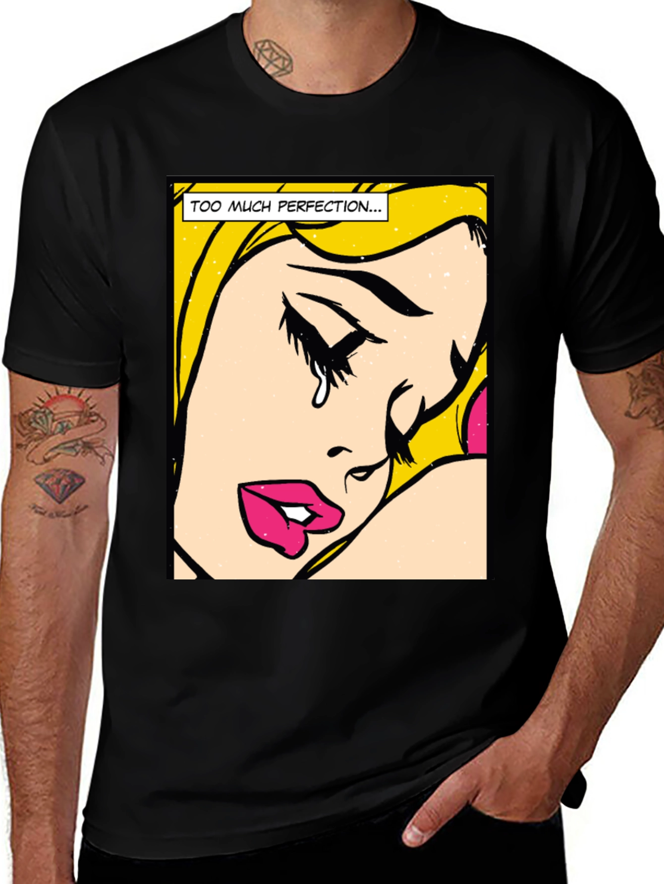 Variant 25 of Comic Book Art T-Shirt - Too Much Perfection