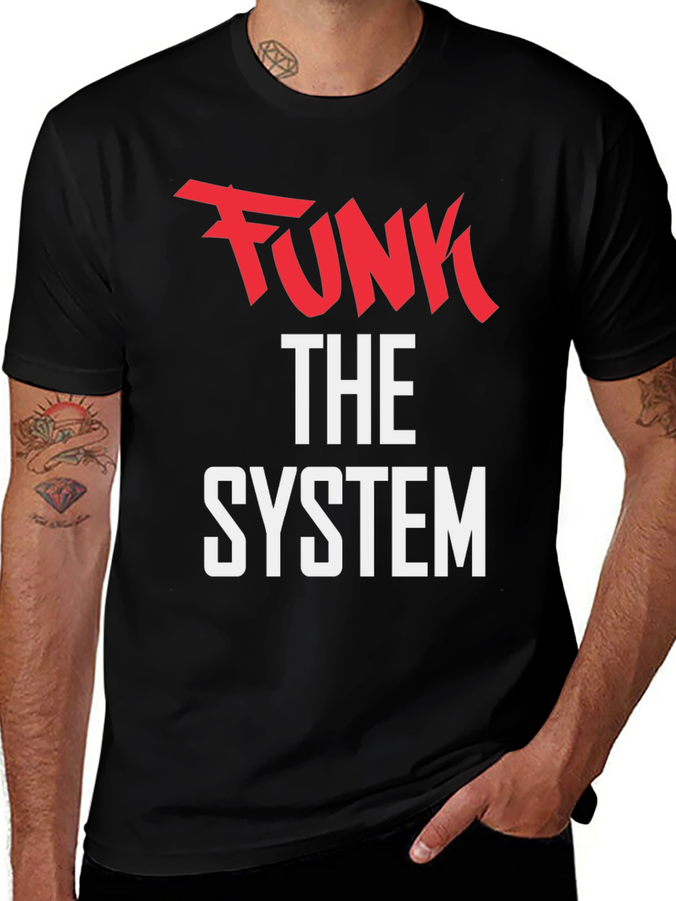 Variant 10 of Funk The System Graphic T-Shirt
