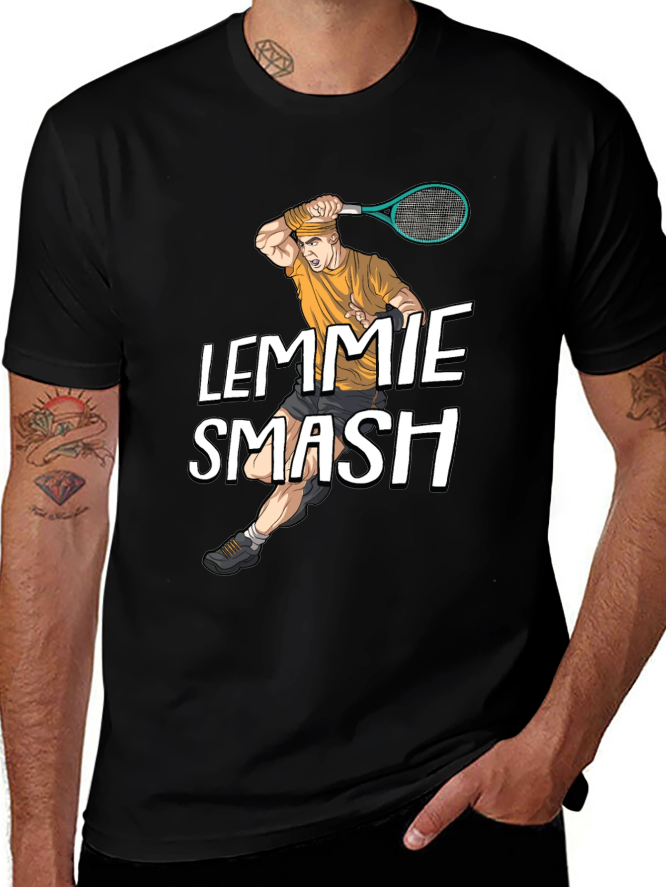 Variant 30 of Lemmie Smash Tennis Graphic T-Shirt