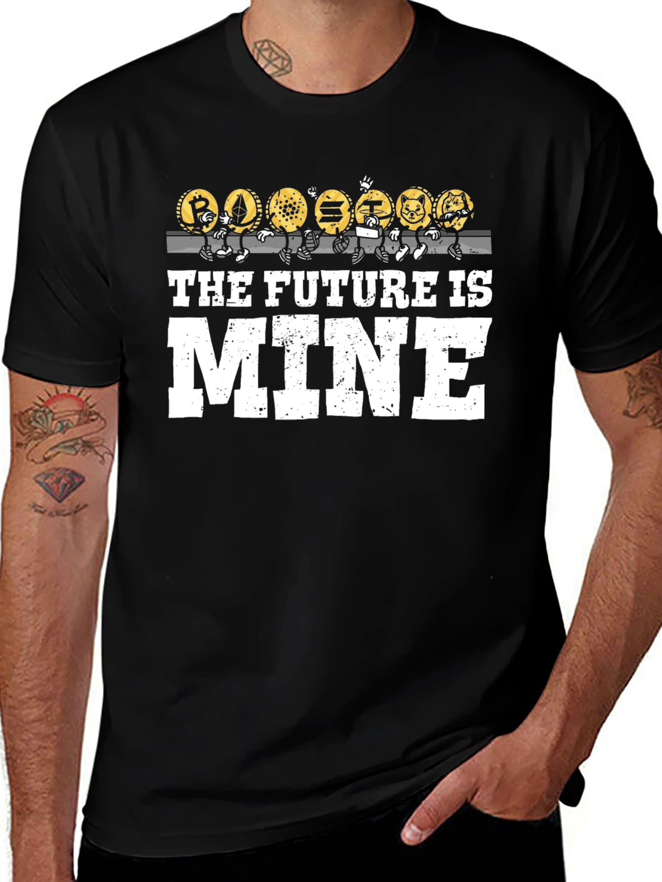 Variant 15 of The Future Is Mine Crypto T-Shirt