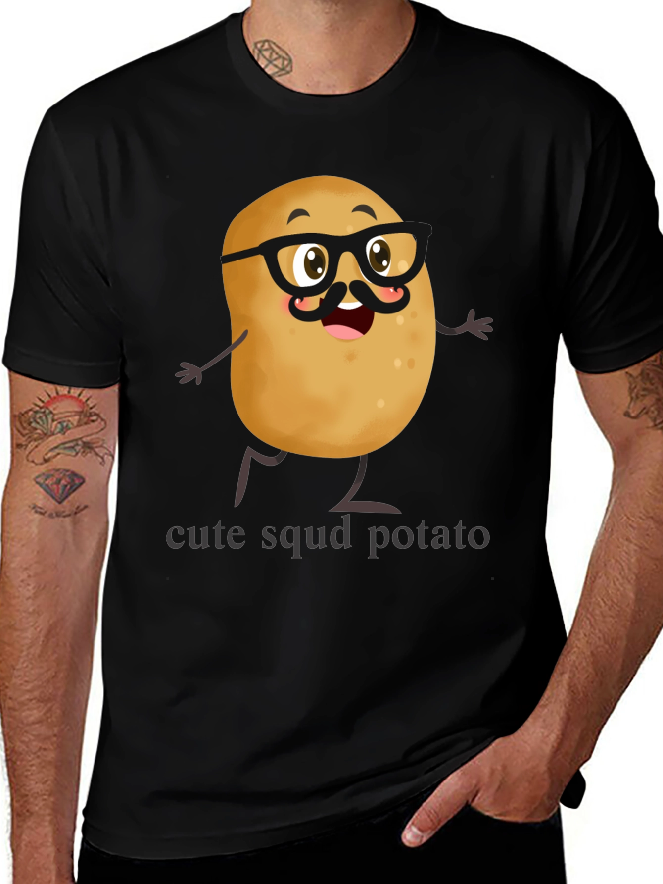 Variant 4 of Funny Potato Graphic T-Shirt