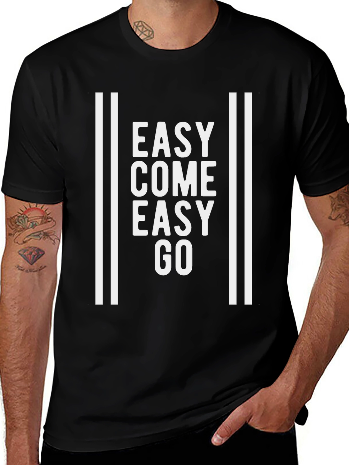 Variant 4 of Easy Come Easy Go Graphic Tee - Mens T-Shirt