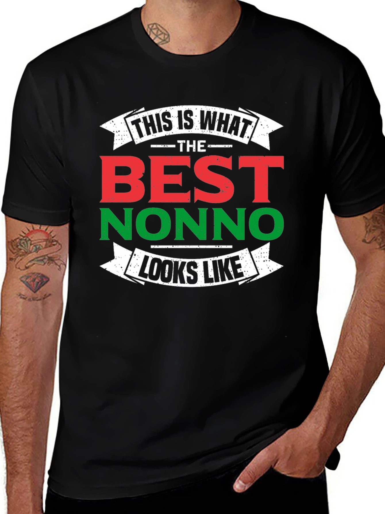 Best Nonno T-Shirt: "This Is What the Best Nonno Looks Like"