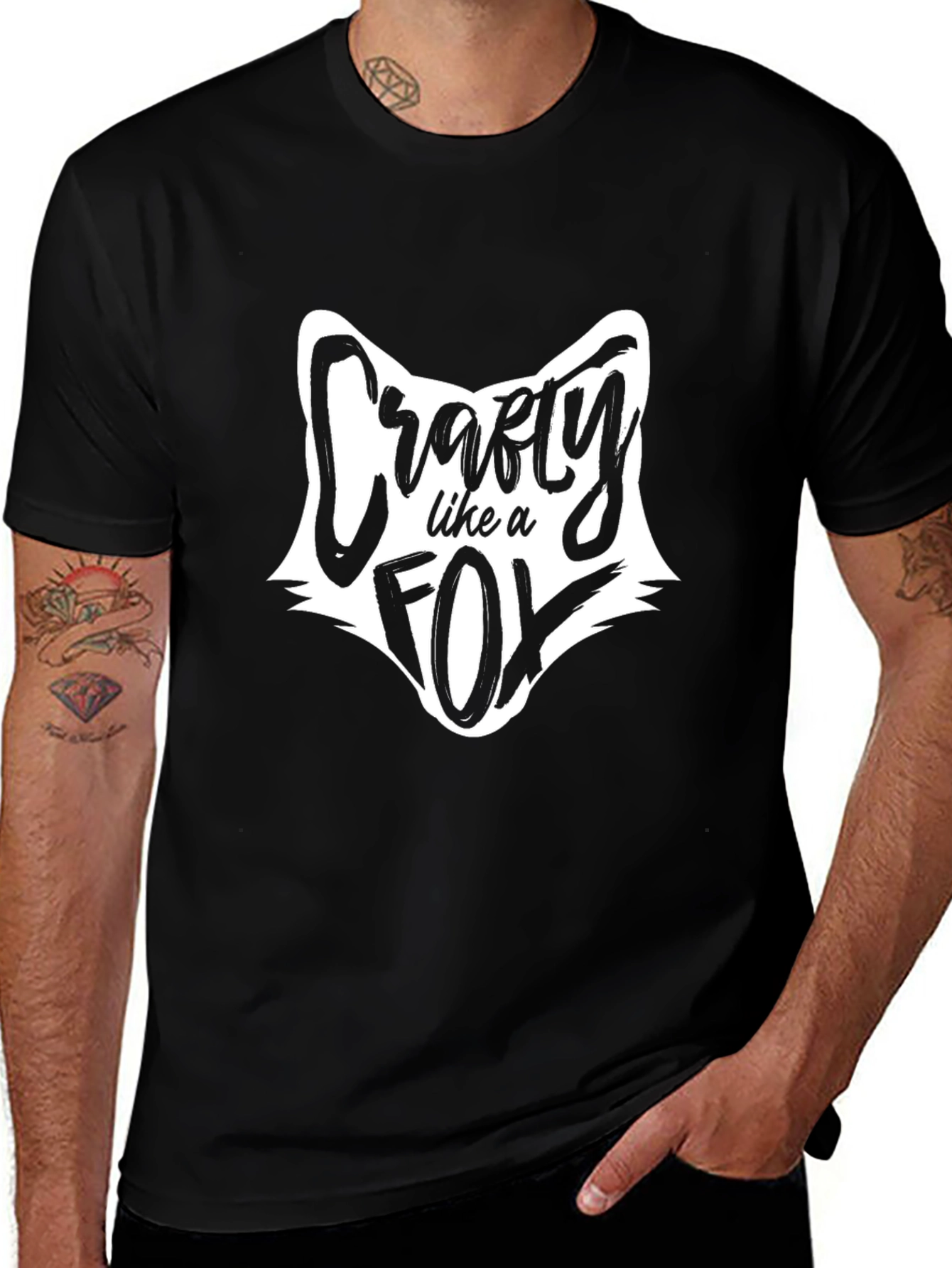 Variant 25 of Crafty Like a Fox T-Shirt - Cool Graphic Tee