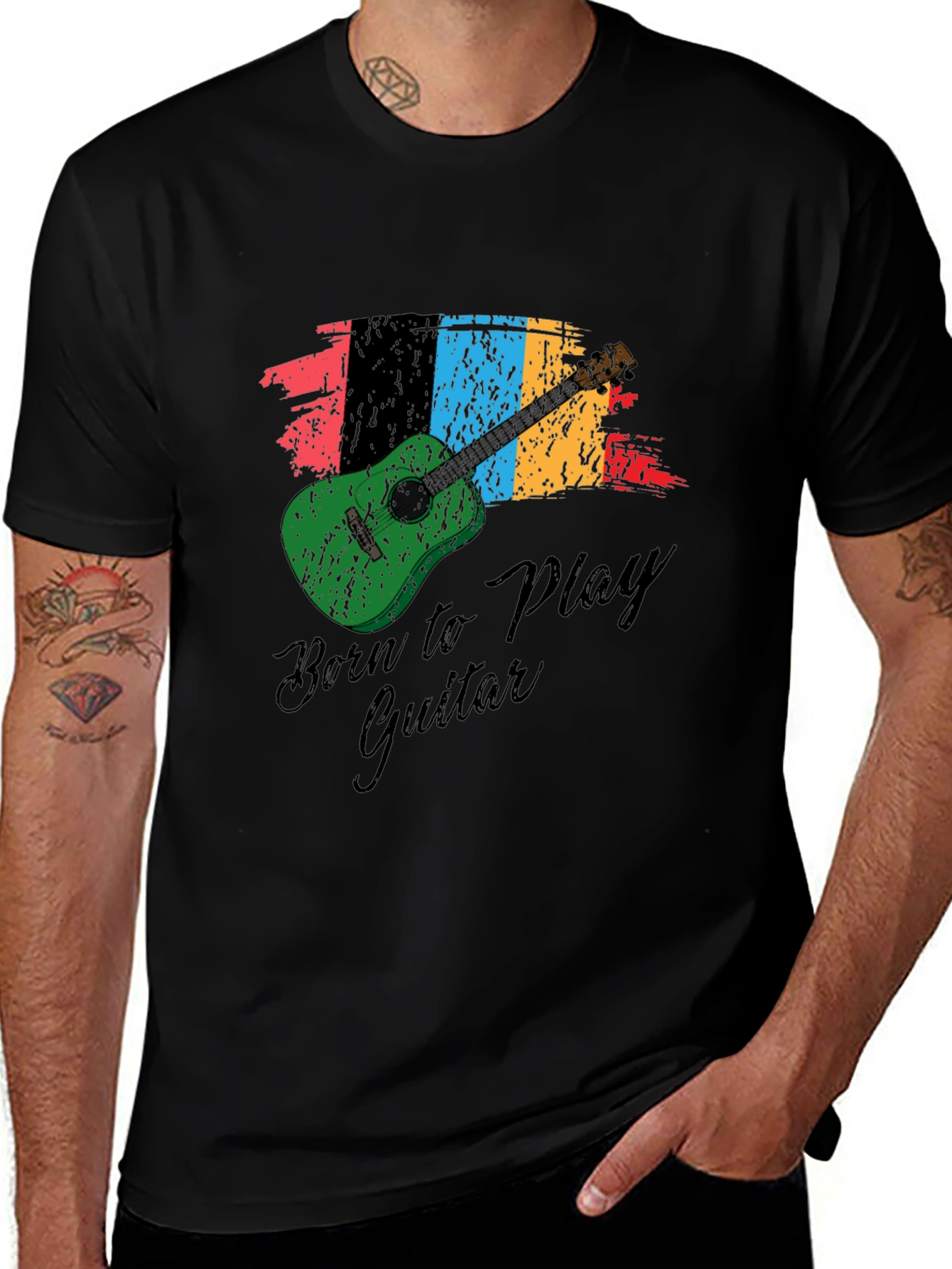 Variant 18 of Born to Play Guitar T-Shirt