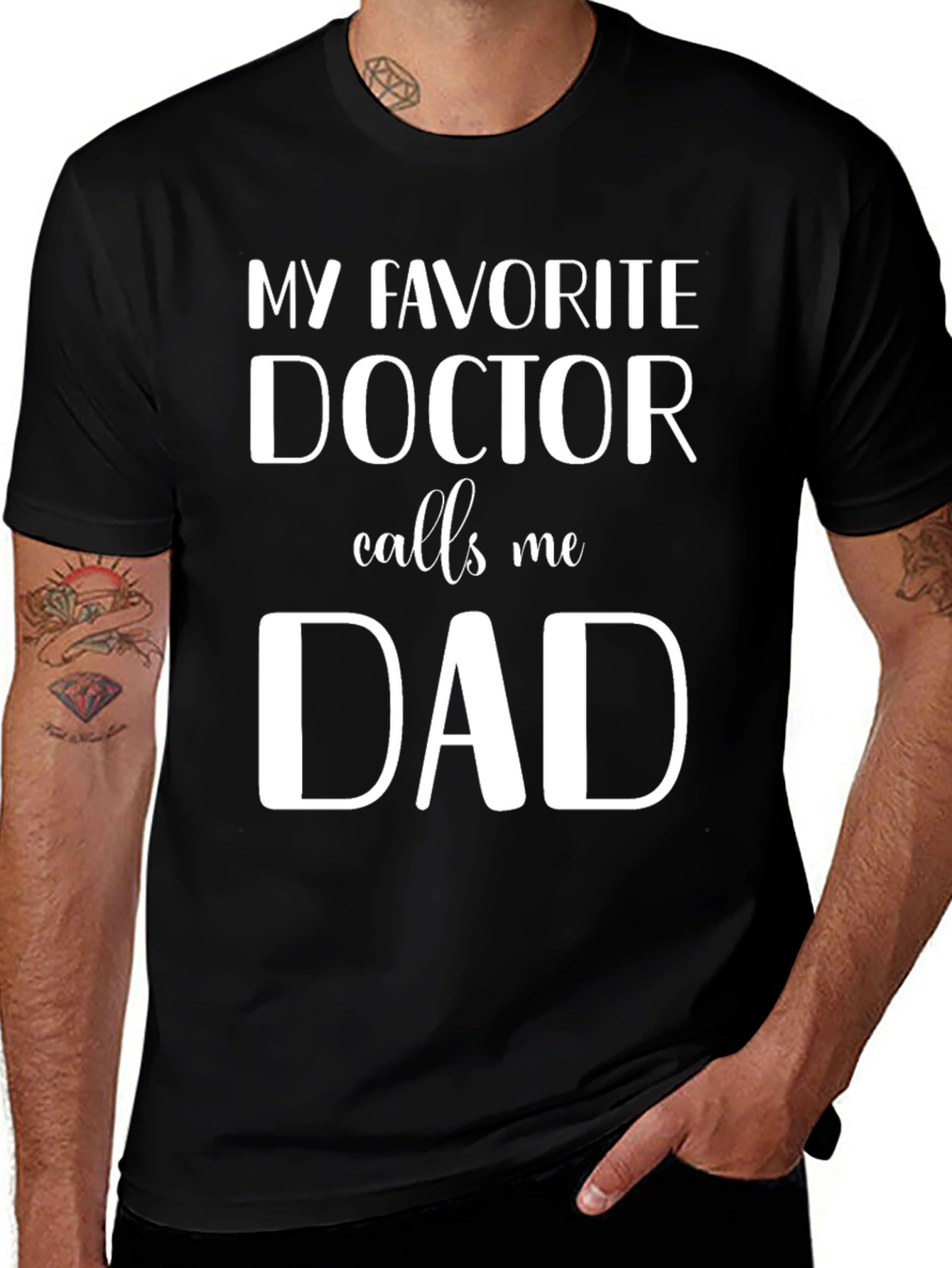 Variant 11 of My Favorite Doctor Calls Me Dad T-Shirt