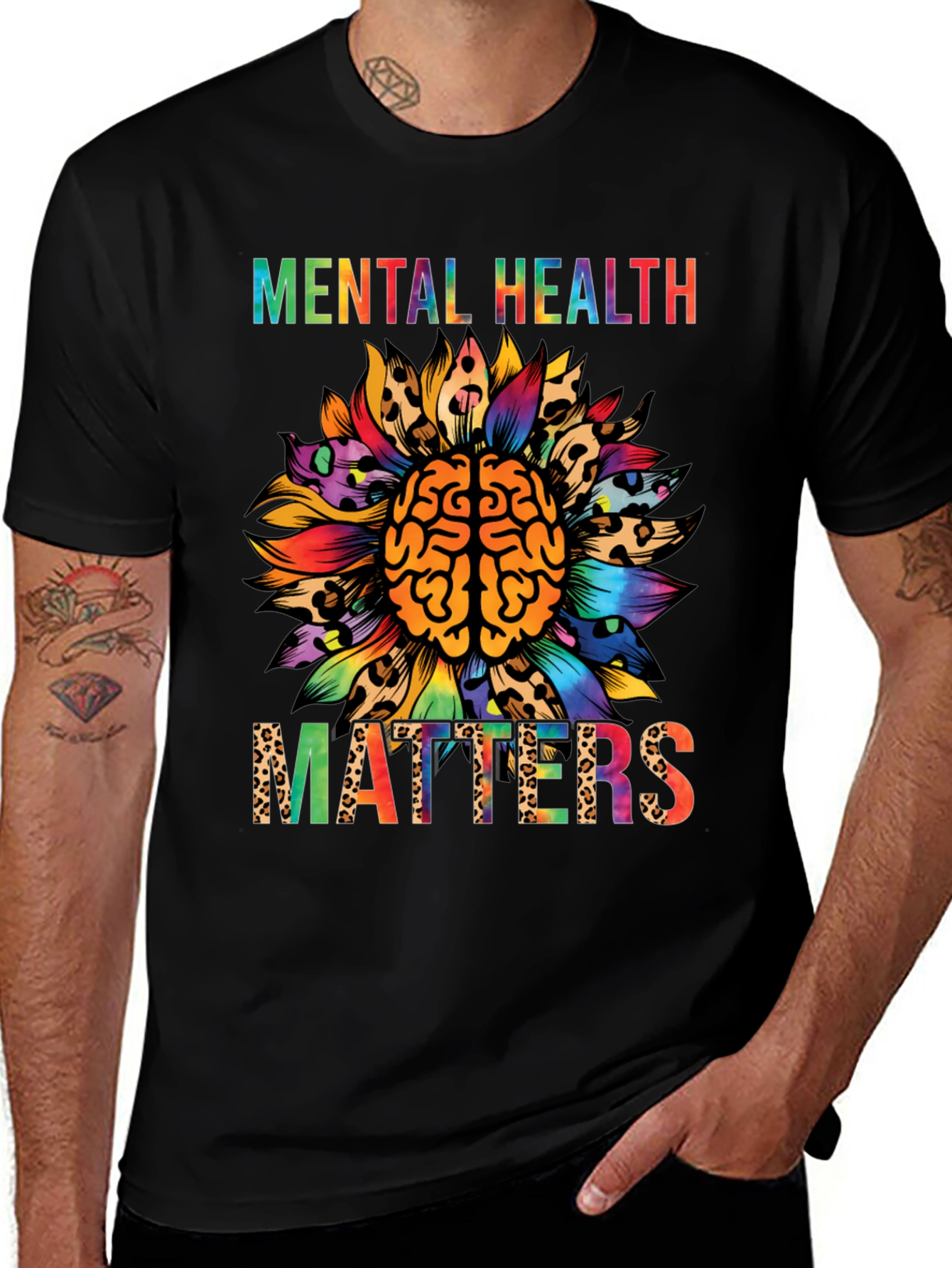 Variant 25 of Mental Health Matters Graphic T-Shirt
