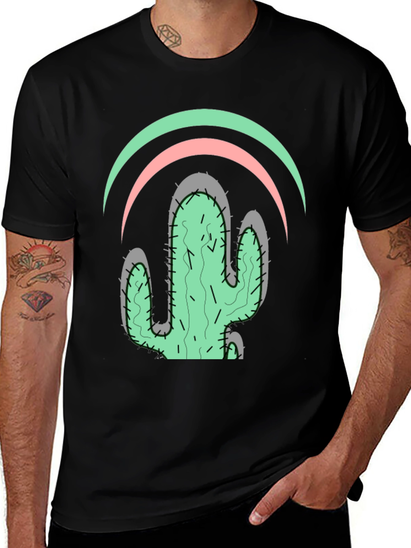 Cactus Graphic Tee - Stylish Desert Vibes