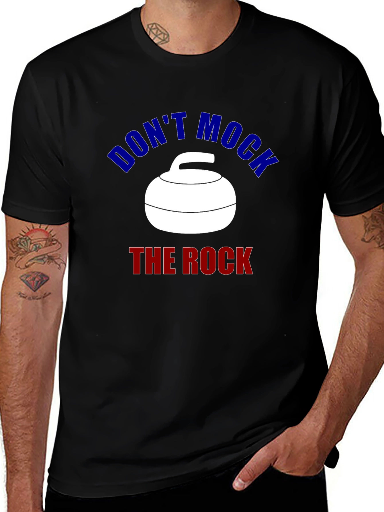 Variant 23 of Don't Mock The Rock Curling T-Shirt