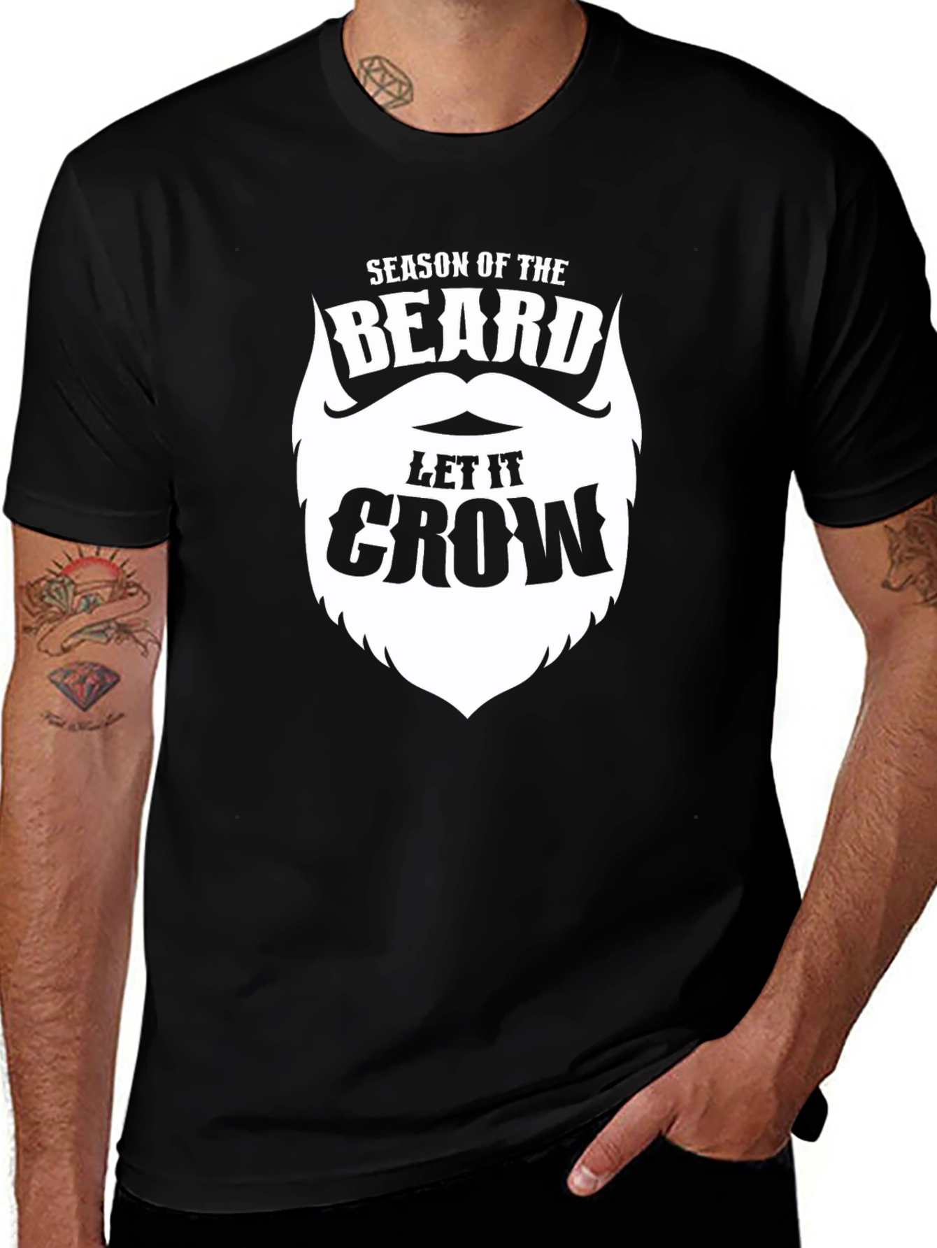 Variant 16 of Season of the Beard Let It Grow Graphic Tee