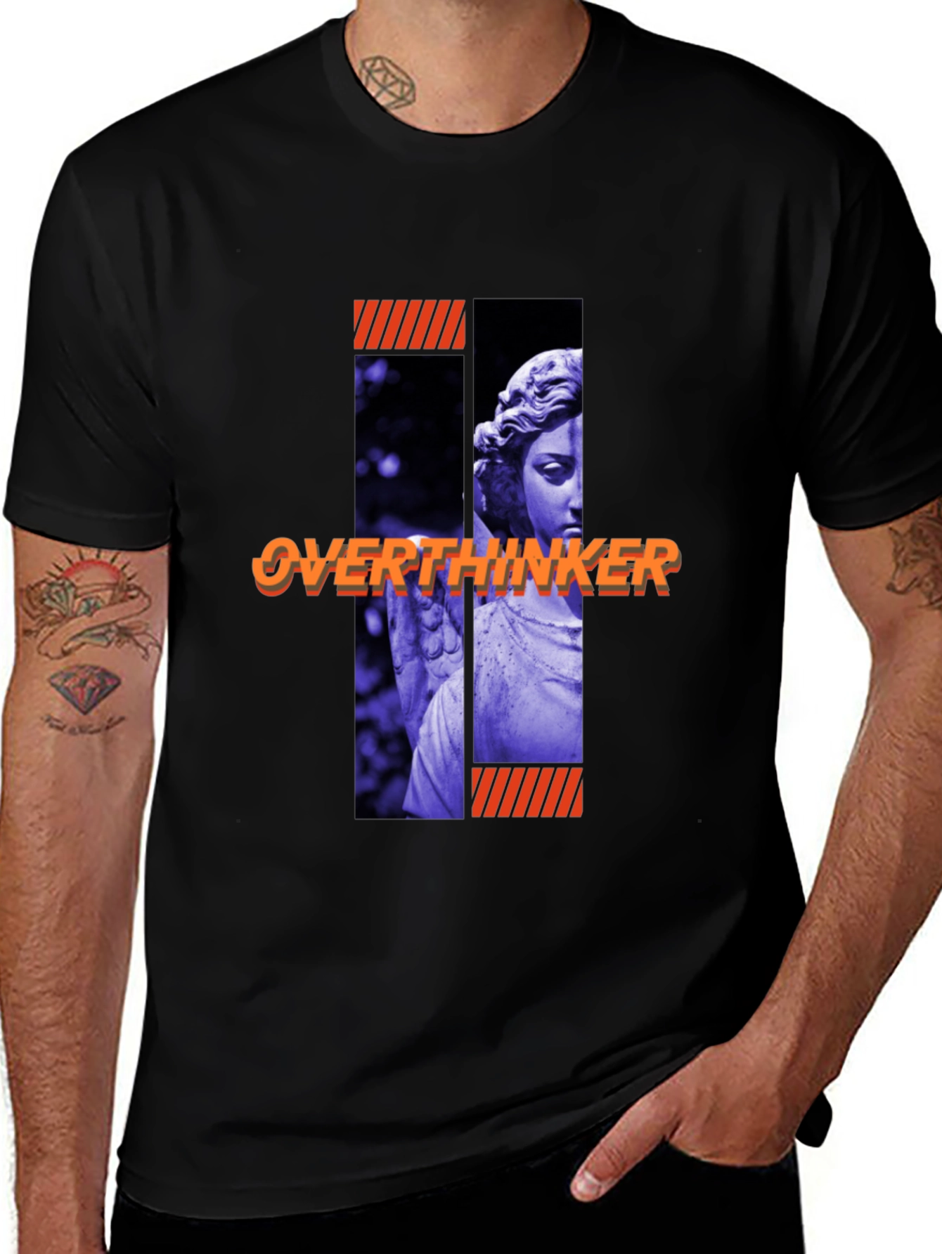 Variant 11 of Overthinker Graphic T-Shirt - Stylish Trendy Design