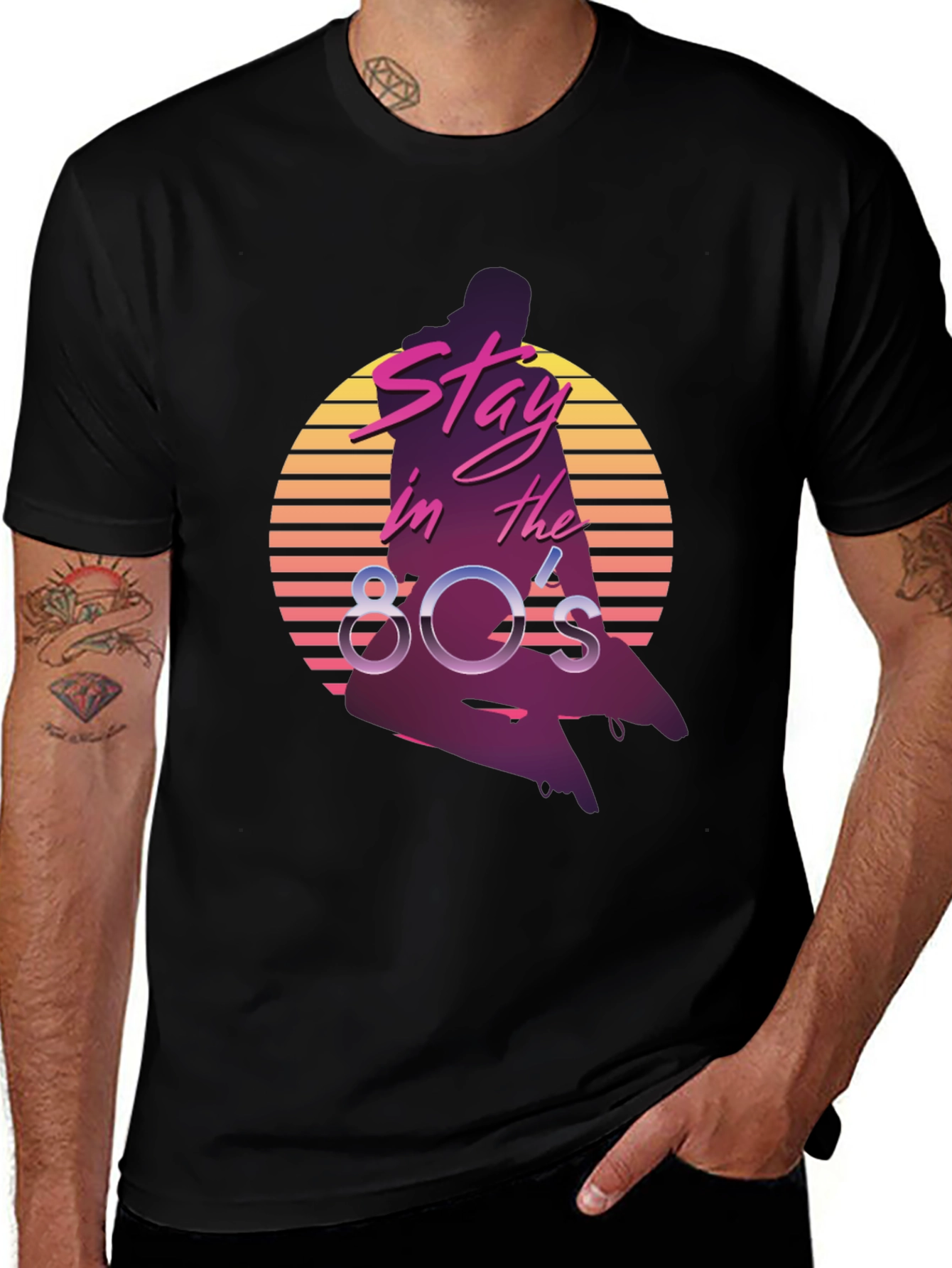 Variant 15 of Stay in the 80's T-Shirt