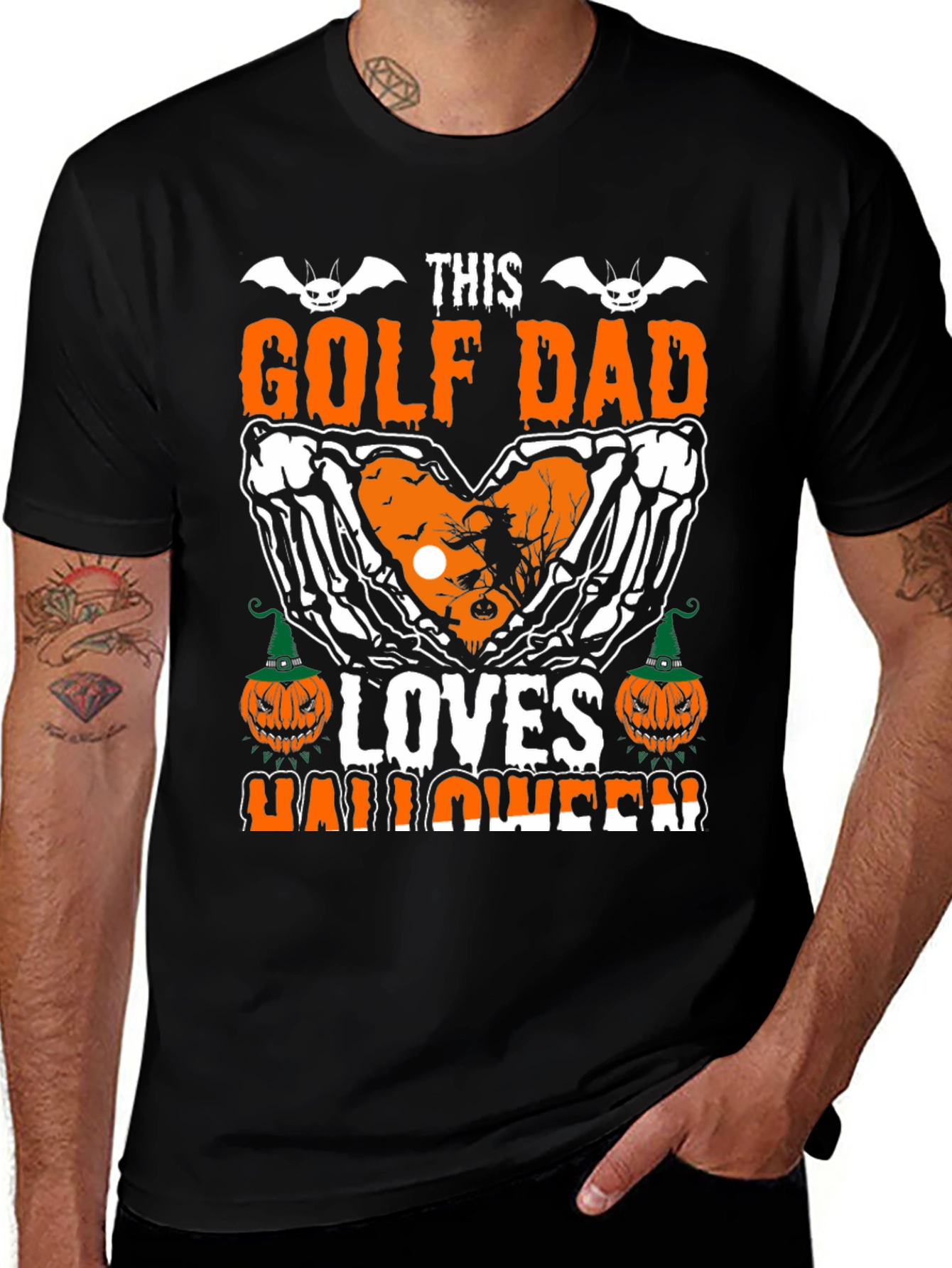 Variant 28 of Halloween Golf Dad T-Shirt