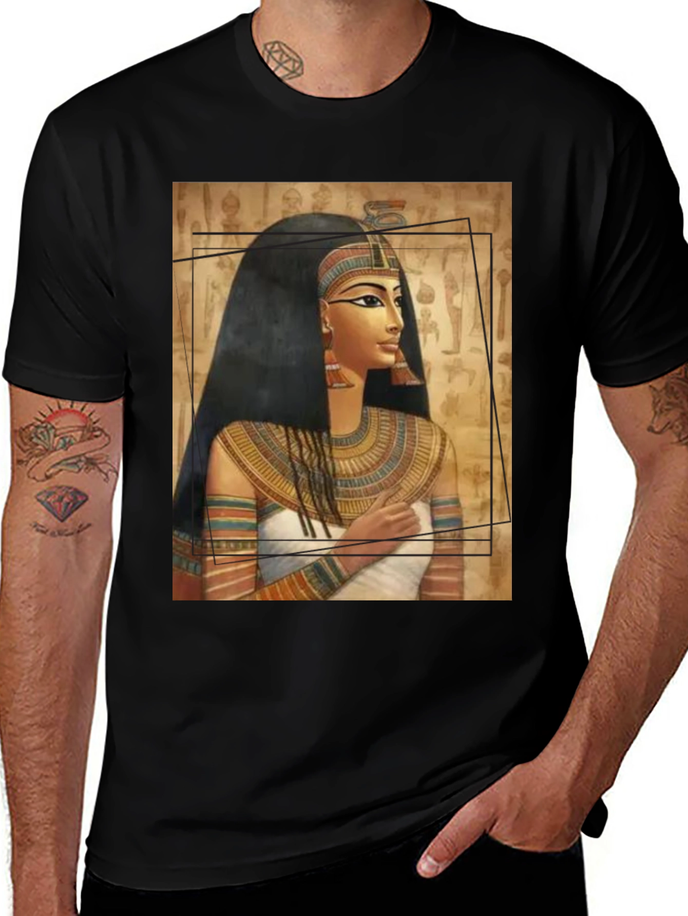 Cleopatra Graphic Tee - Egyptian Queen T-Shirt