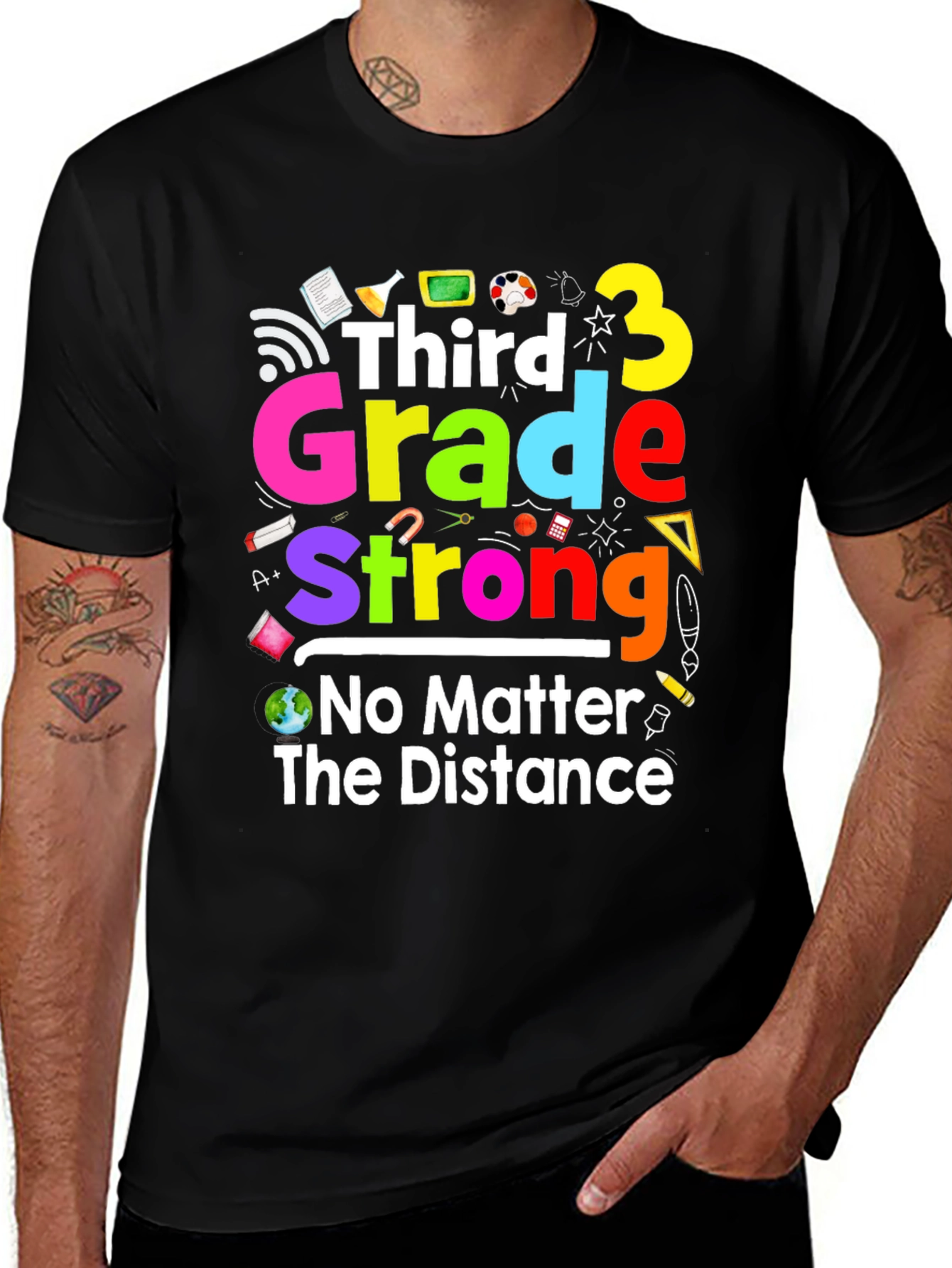 Third Grade Strong T-Shirt - Back to School Tee