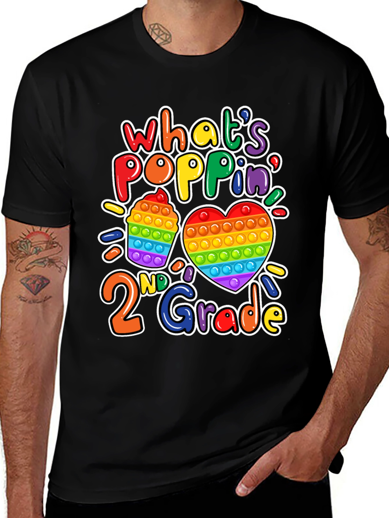 What's Poppin' 2nd Grade T-Shirt